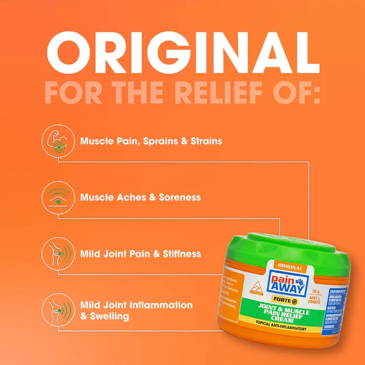 Pain Away Forte + Arthritis Pain Relief Cream 70g