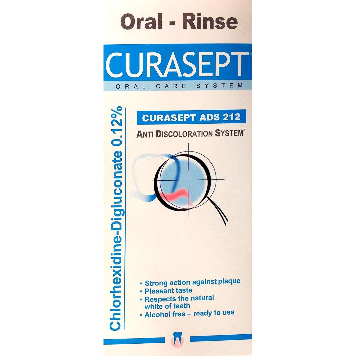Curasept ADS 212 Chlorhexidine 0.12% Oral Rinse Mouthwash 200mL - Cutprice Online