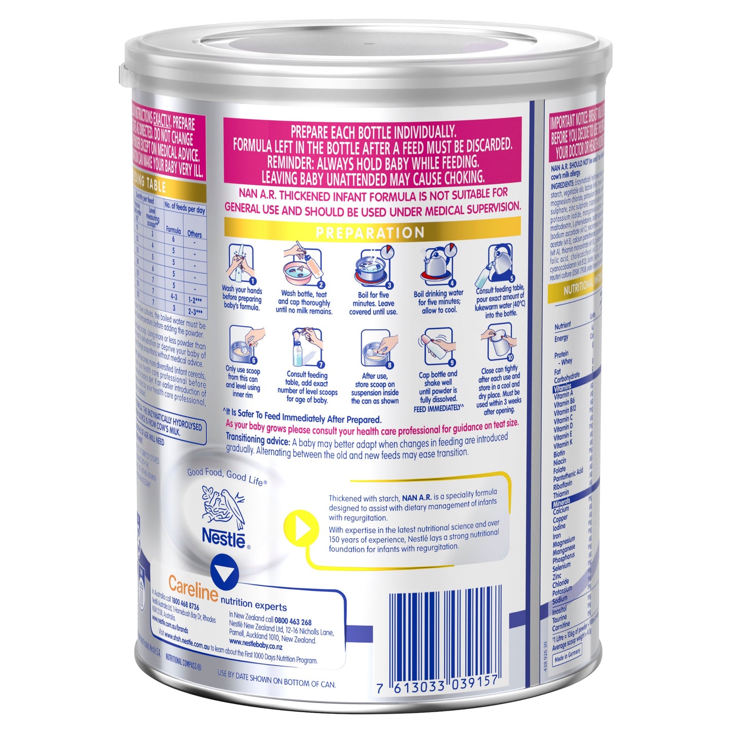 NAN AR Formula 800g - Cutprice Online
