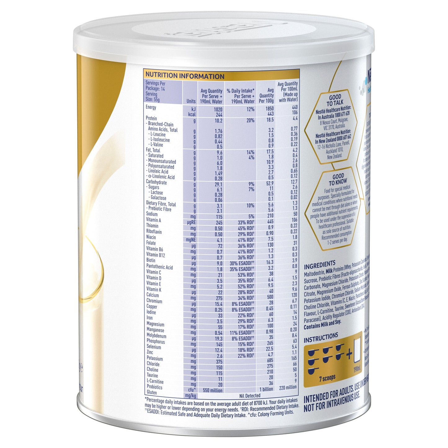 Sustagen Optimum Formula Vanilla 800g - Cutprice Online