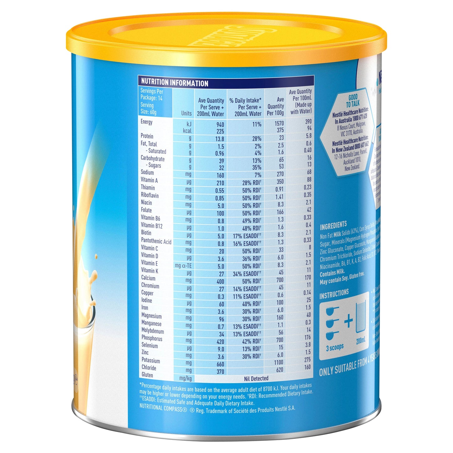 SUSTAGEN Hospital Formula Caramel 840g - Cutprice Online