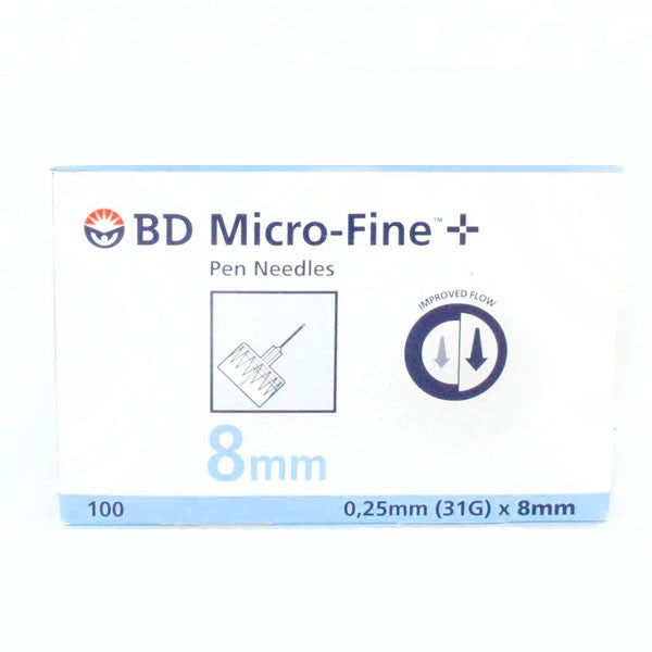 BD Insulin Pen Needle Micro-fine 31 Gauge (0.25mm) X 8mm 100 - Cutprice Online