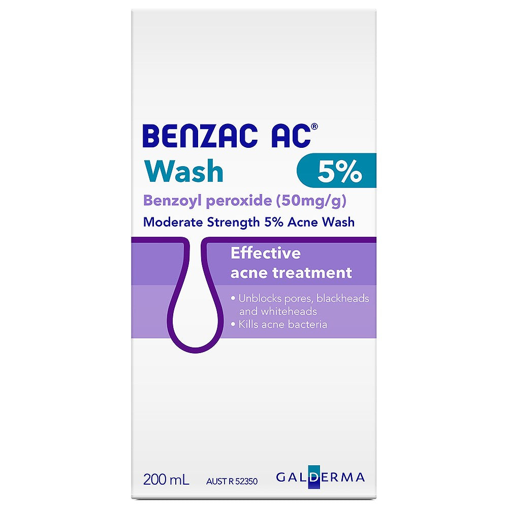 Benzac AC Wash 5% 200ml - Cutprice Online