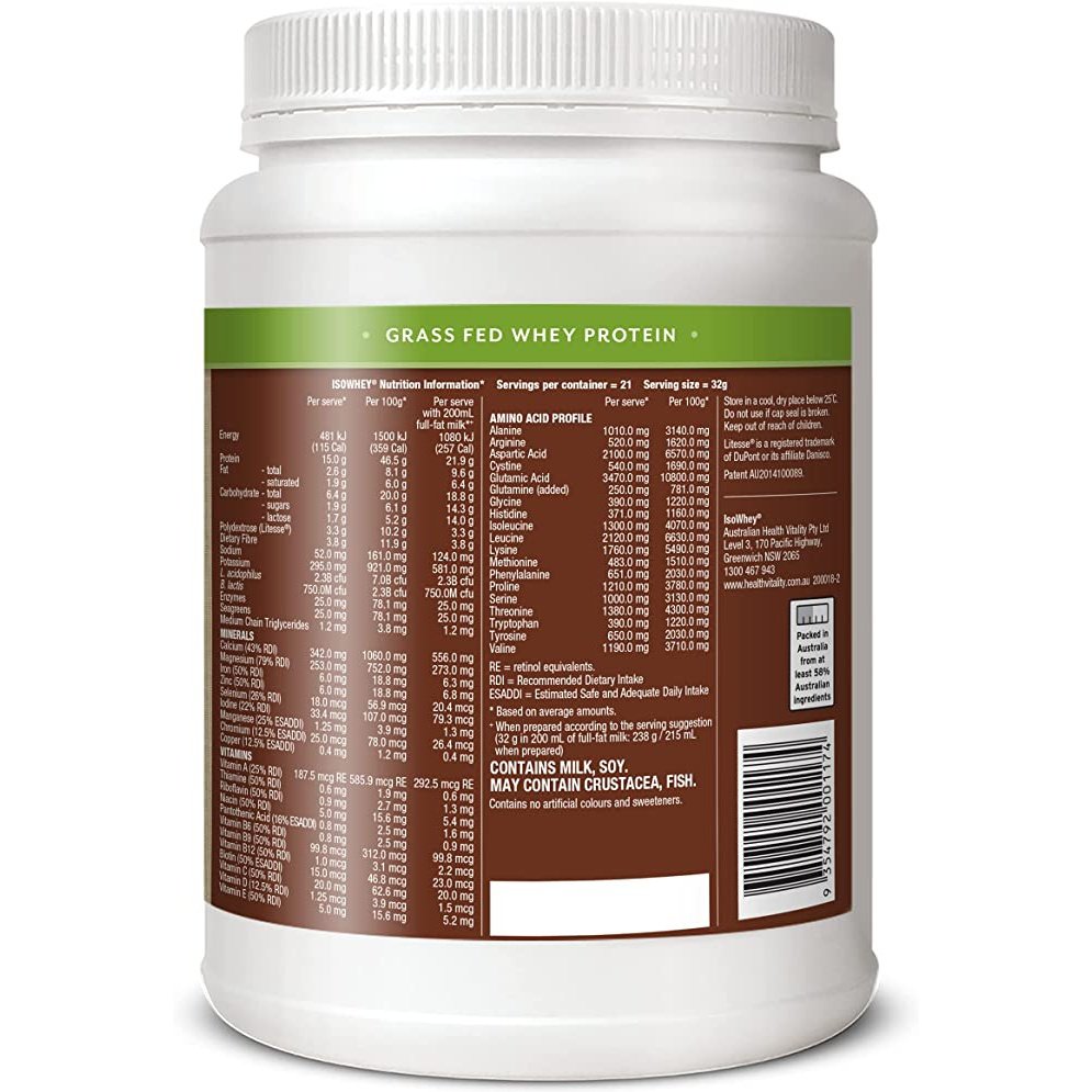 IsoWhey Complete Ivory Coast Chocolate 672g - Cutprice Online