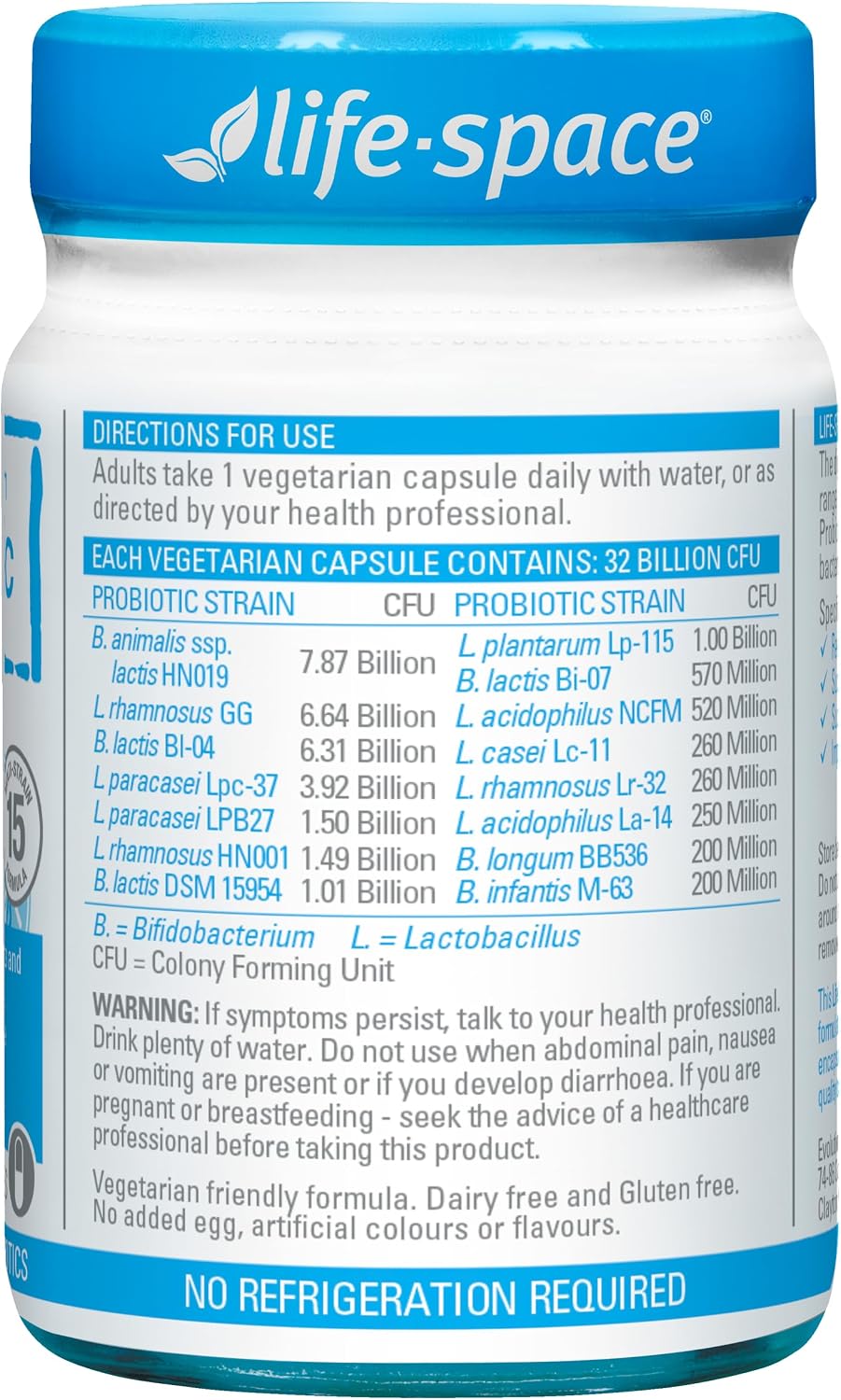 Life Space Probiotic Advanced 60cap
