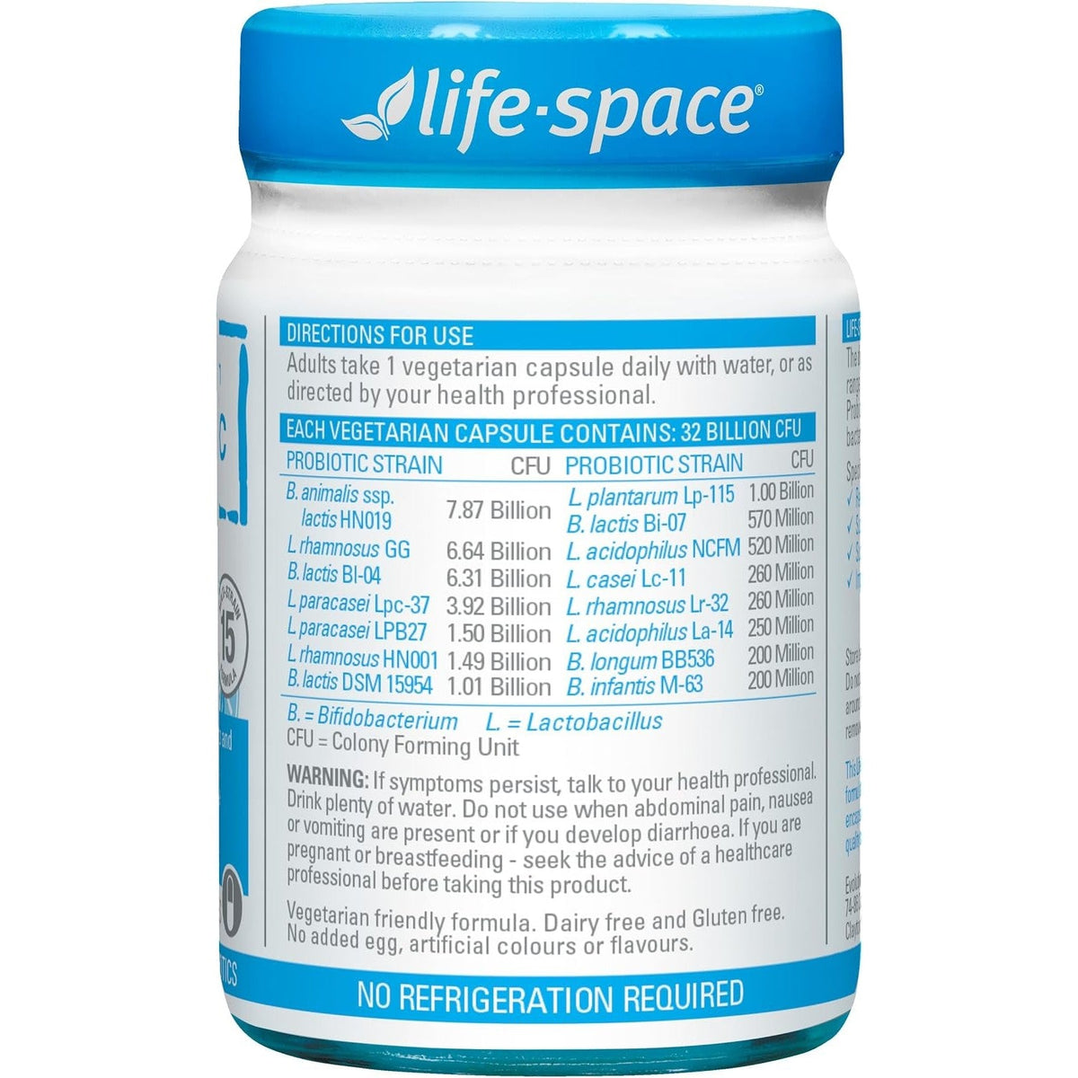 Life Space Probiotic Advanced 60cap
