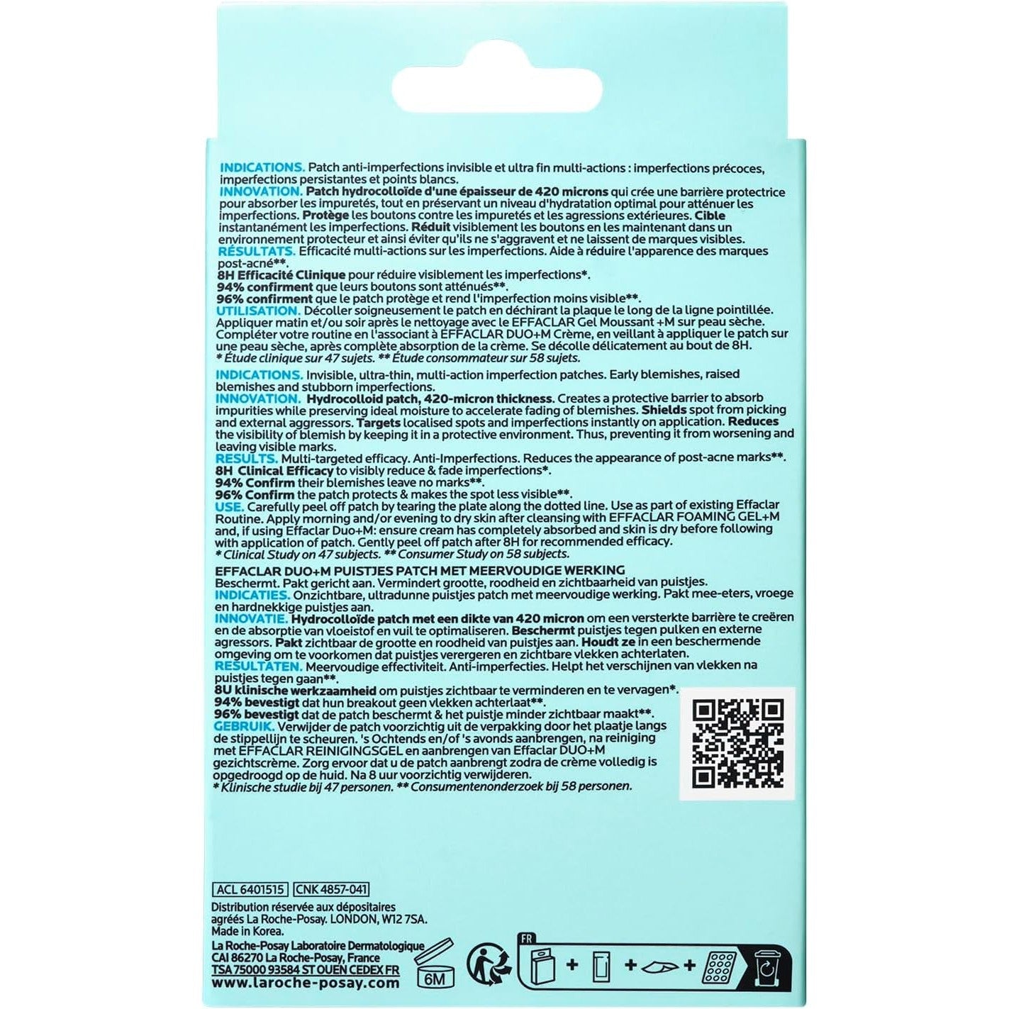 La Roche Posay Effaclar Unspot Patches 22 Patches