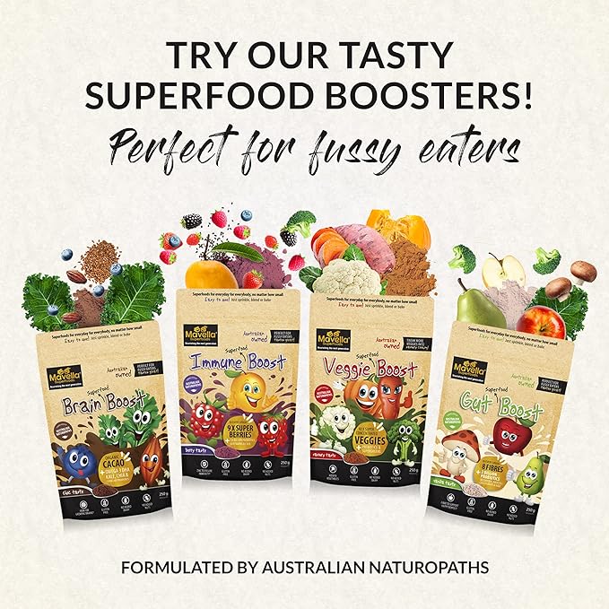 Mavella Superfoods Gut Superfood Smoothie Boost Vanilla 250g - Cutprice Online