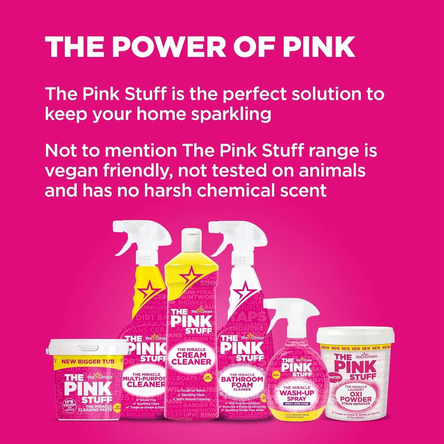The Pink Stuff Miracle Cleaning Paste 850g