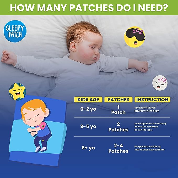 The Natural Patch Co. SleepyPatch Organic Sleep Promoting Stickers x 24 Pack - Cutprice Online