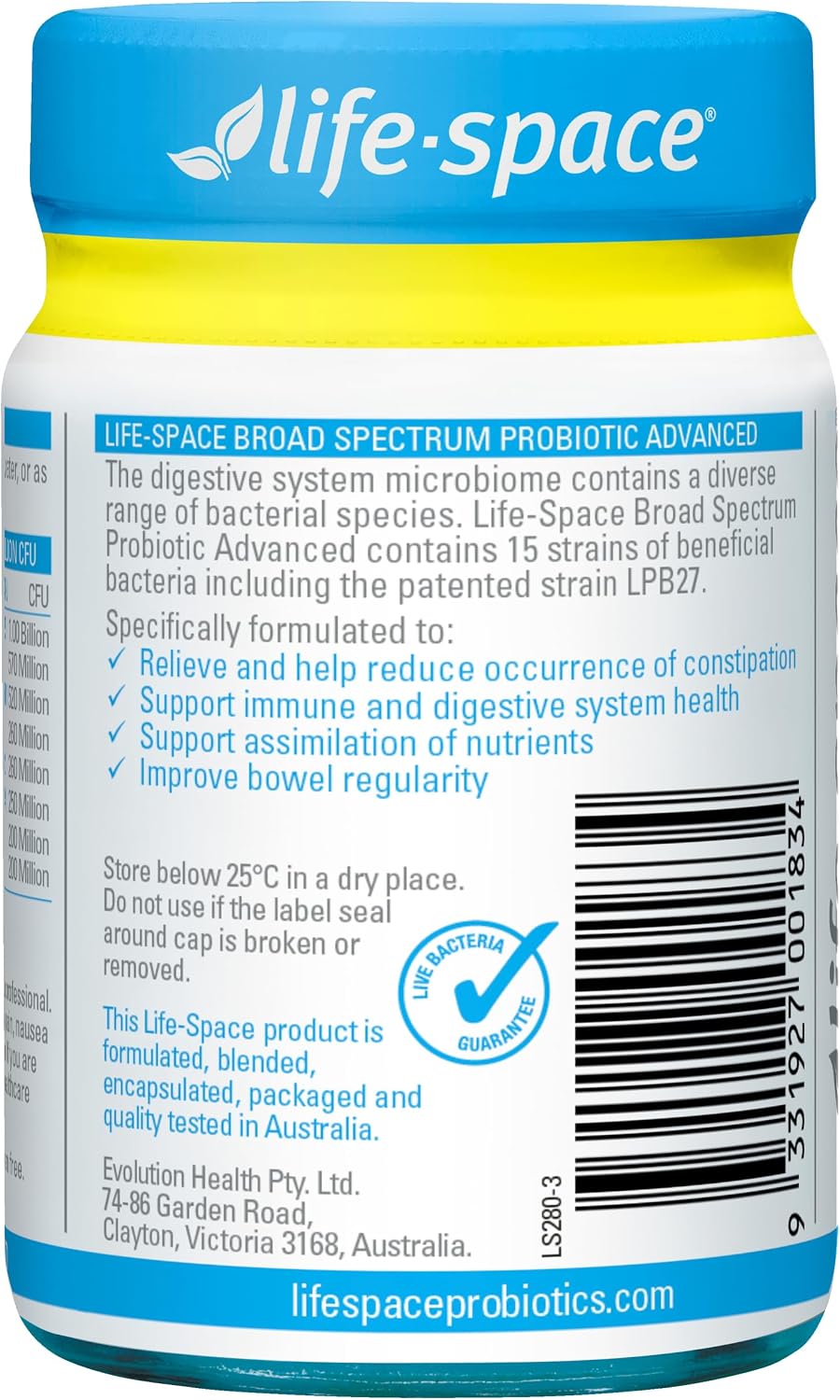 Life Space Probiotic Advanced 90cap