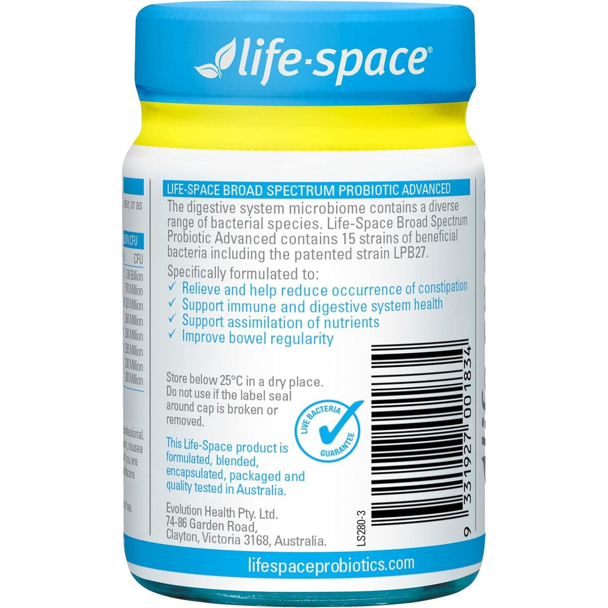 Life Space Probiotic Advanced 90cap