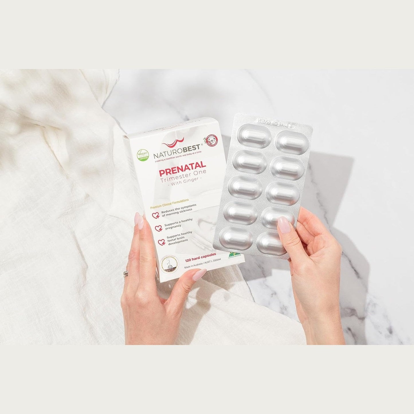 NaturoBest Prenatal Trimester One with Ginger 120c - Cutprice Online