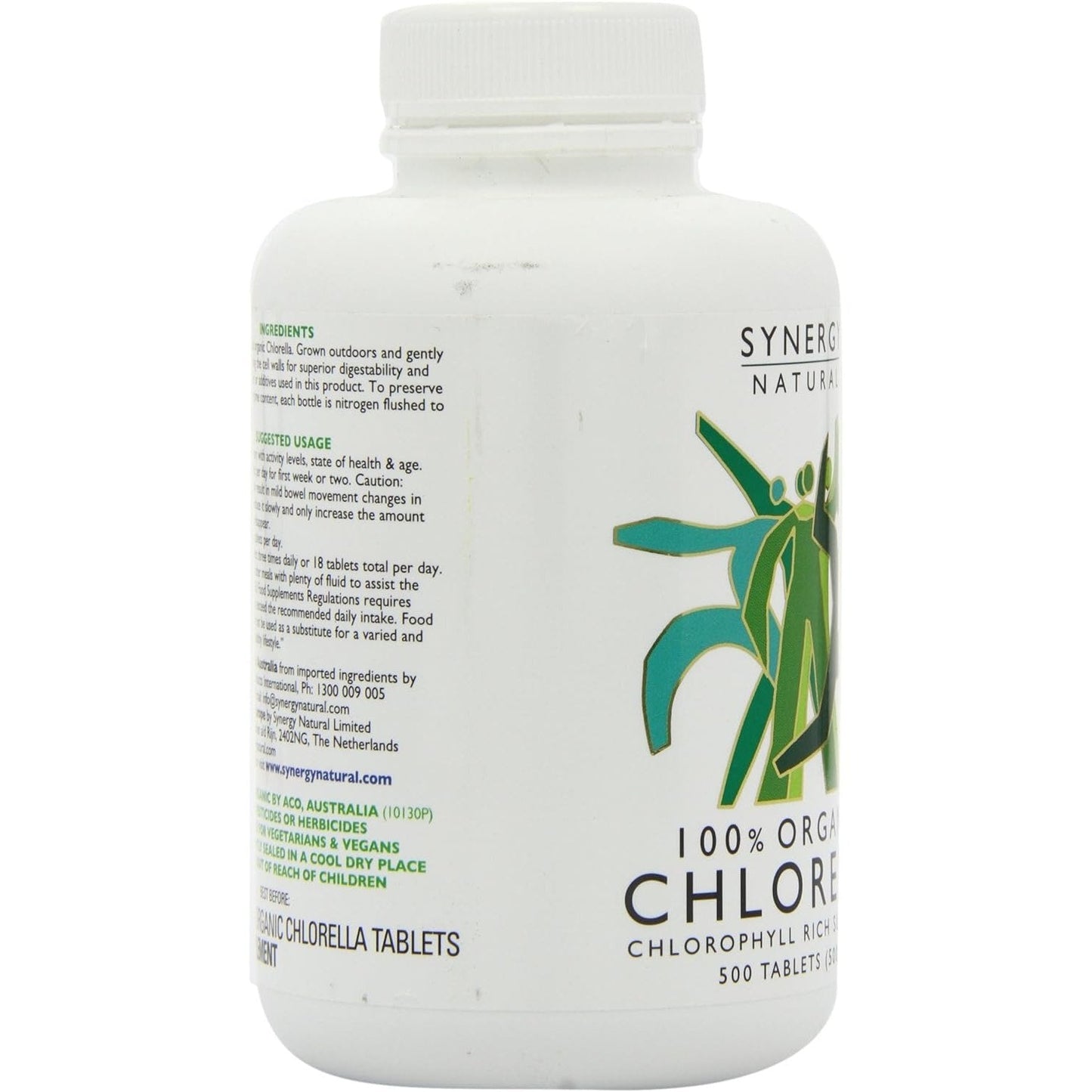 Synergy Natural Organic Chlorella 500mg 500t - Cutprice Online