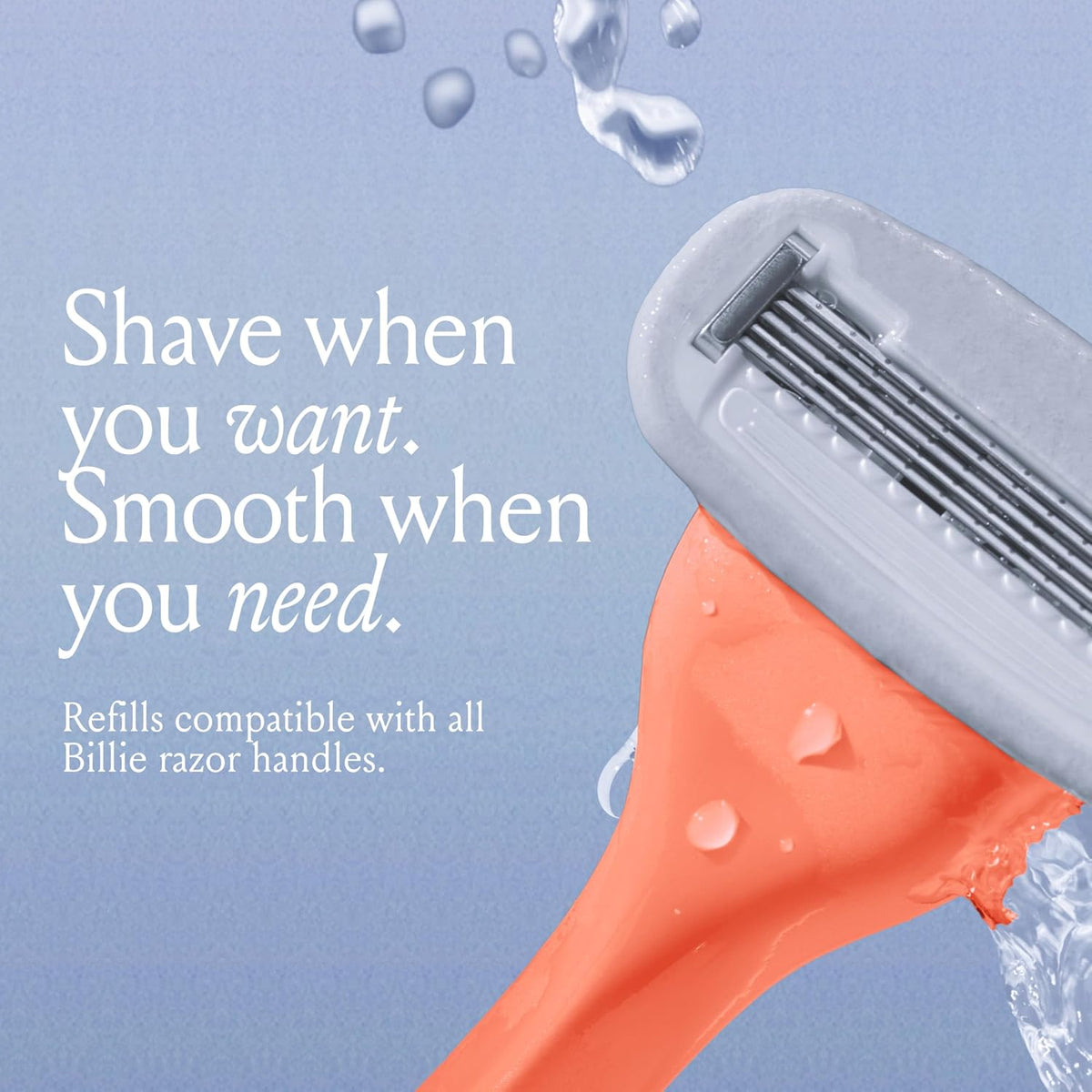 Billie 5 Blade Razor Refill 3pk