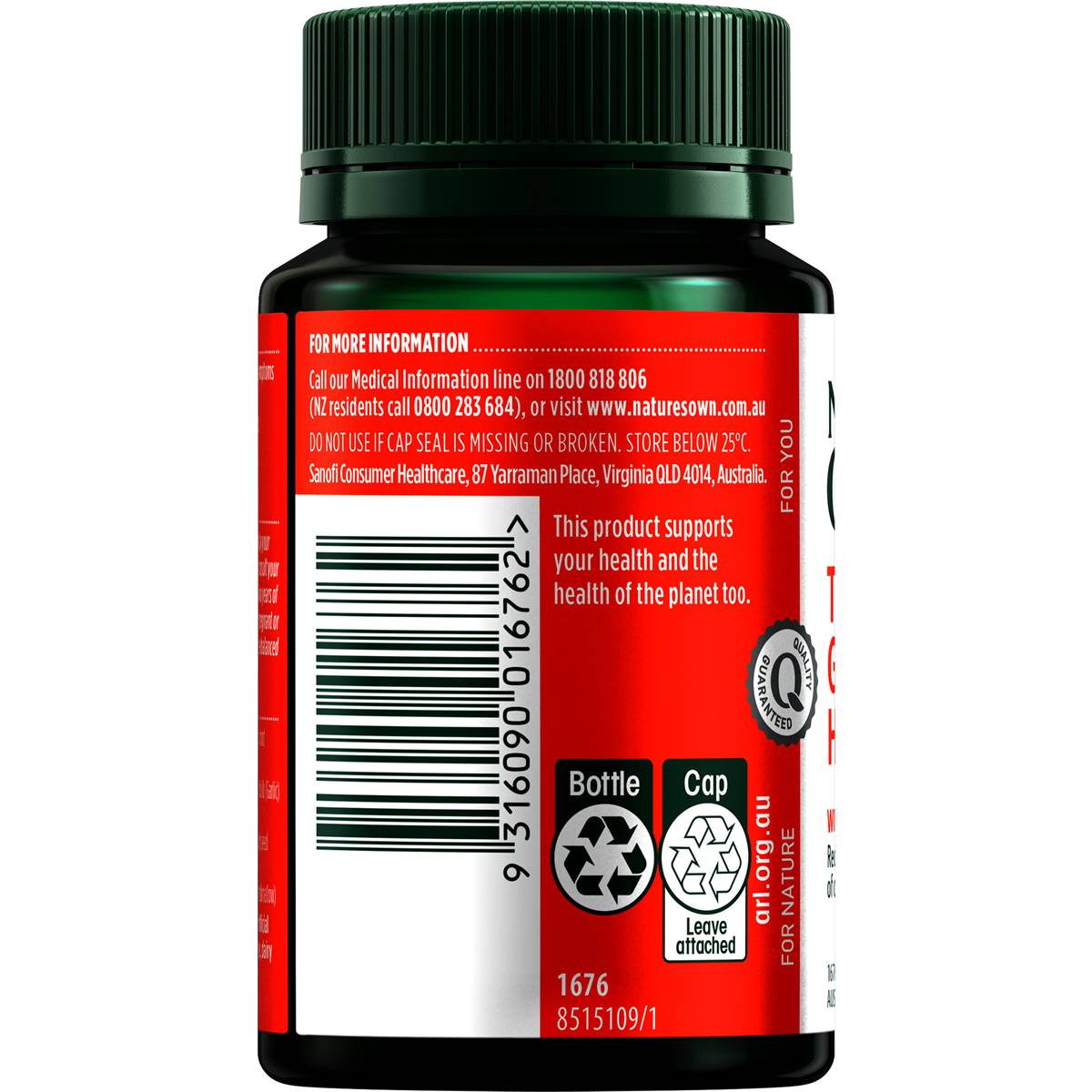 Nature's Own Triple Strength Garlic + C, Horseradish 100 Tablets - Cutprice Online