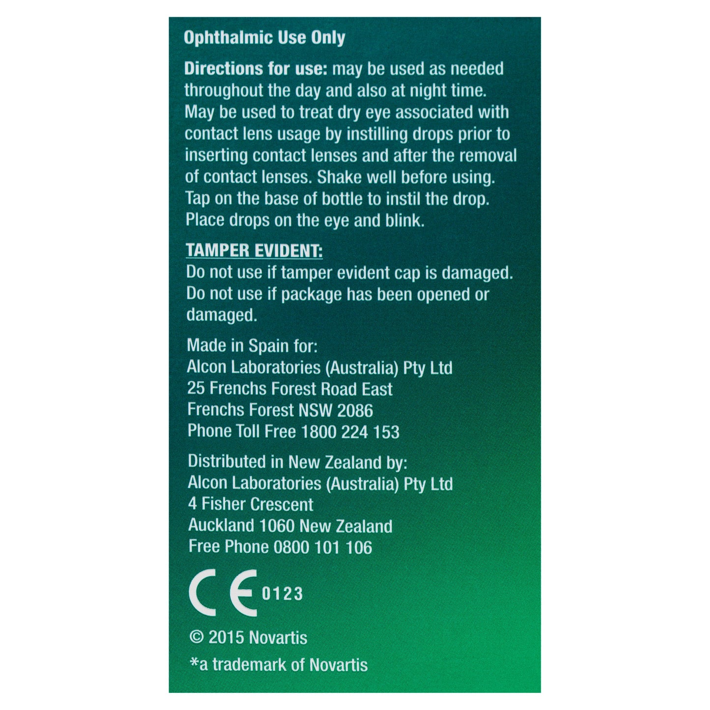 Systane Intensive Lubricant Gel Drops 10ml - Cutprice Online