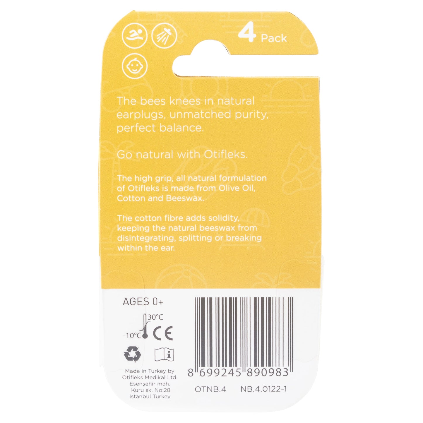 OTIFLEKS BEESWAX EAR PLUGS 4PK - Cutprice Online