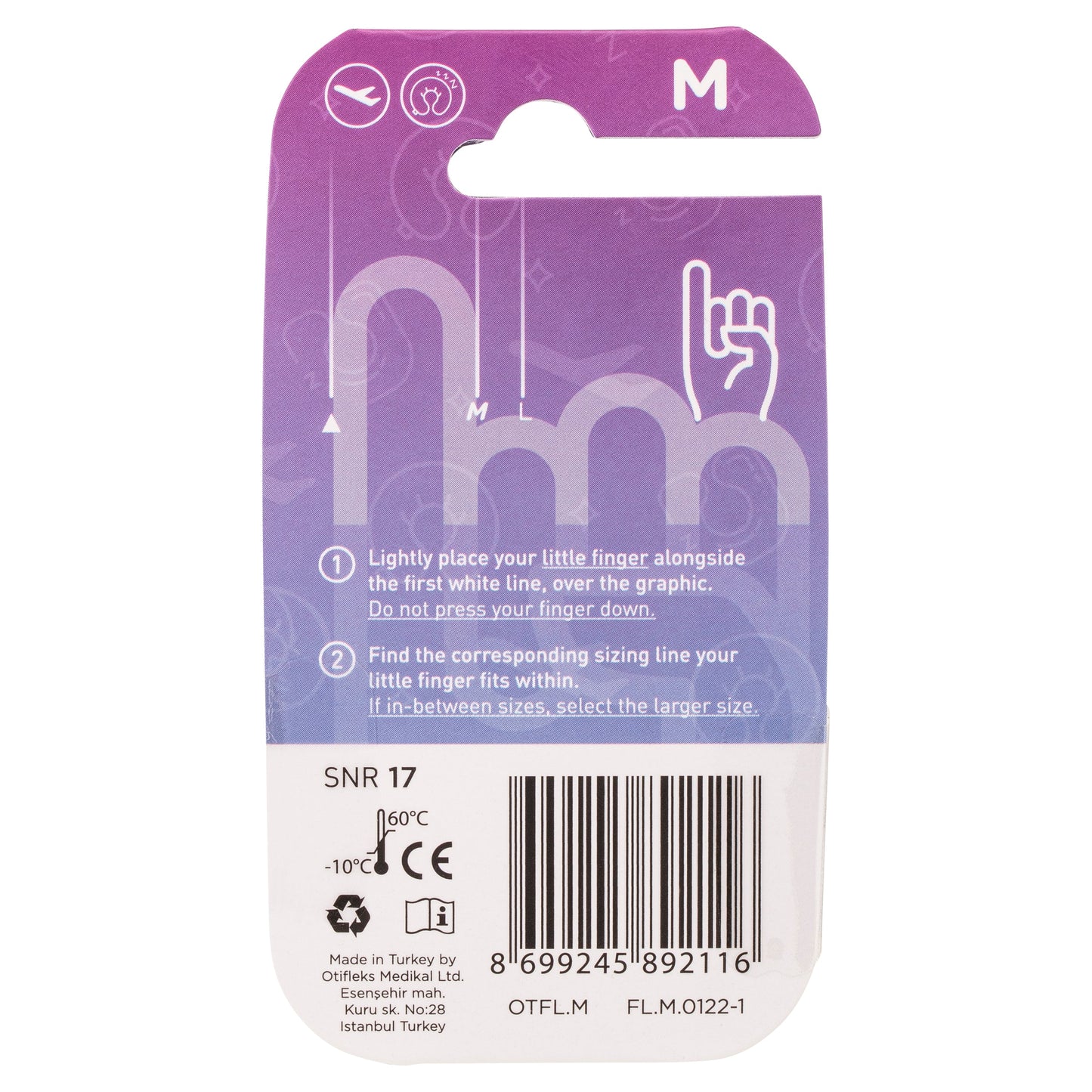 Otifleks Flier Earplugs Medium 1 pair - Cutprice Online