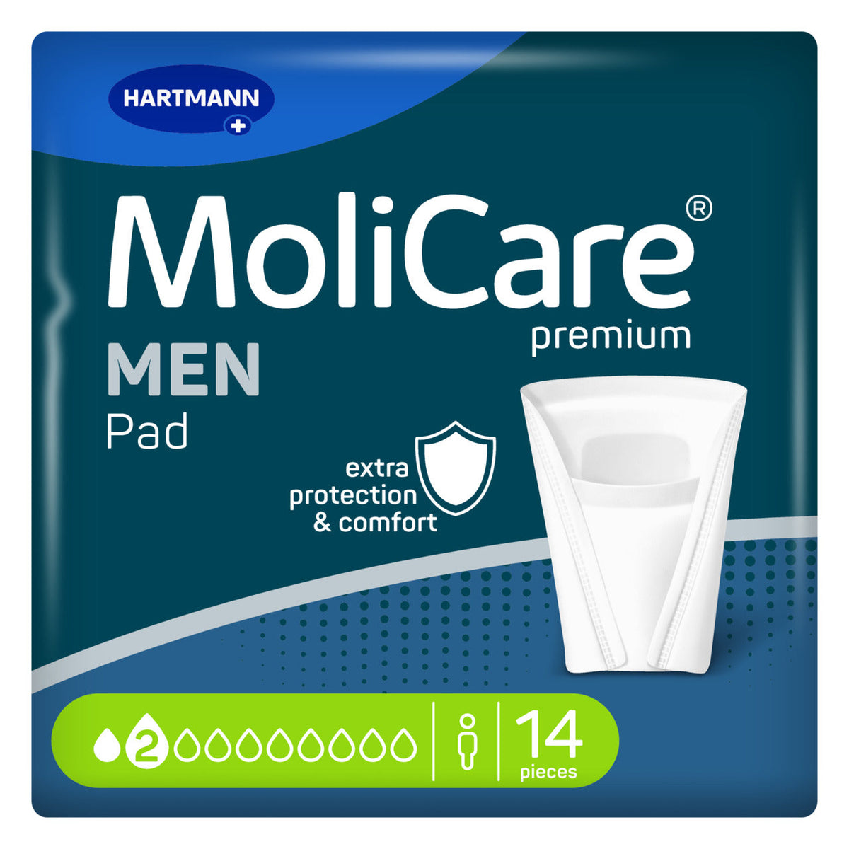 Molicare Premium Men Pad 2 Drop 14 Pack
