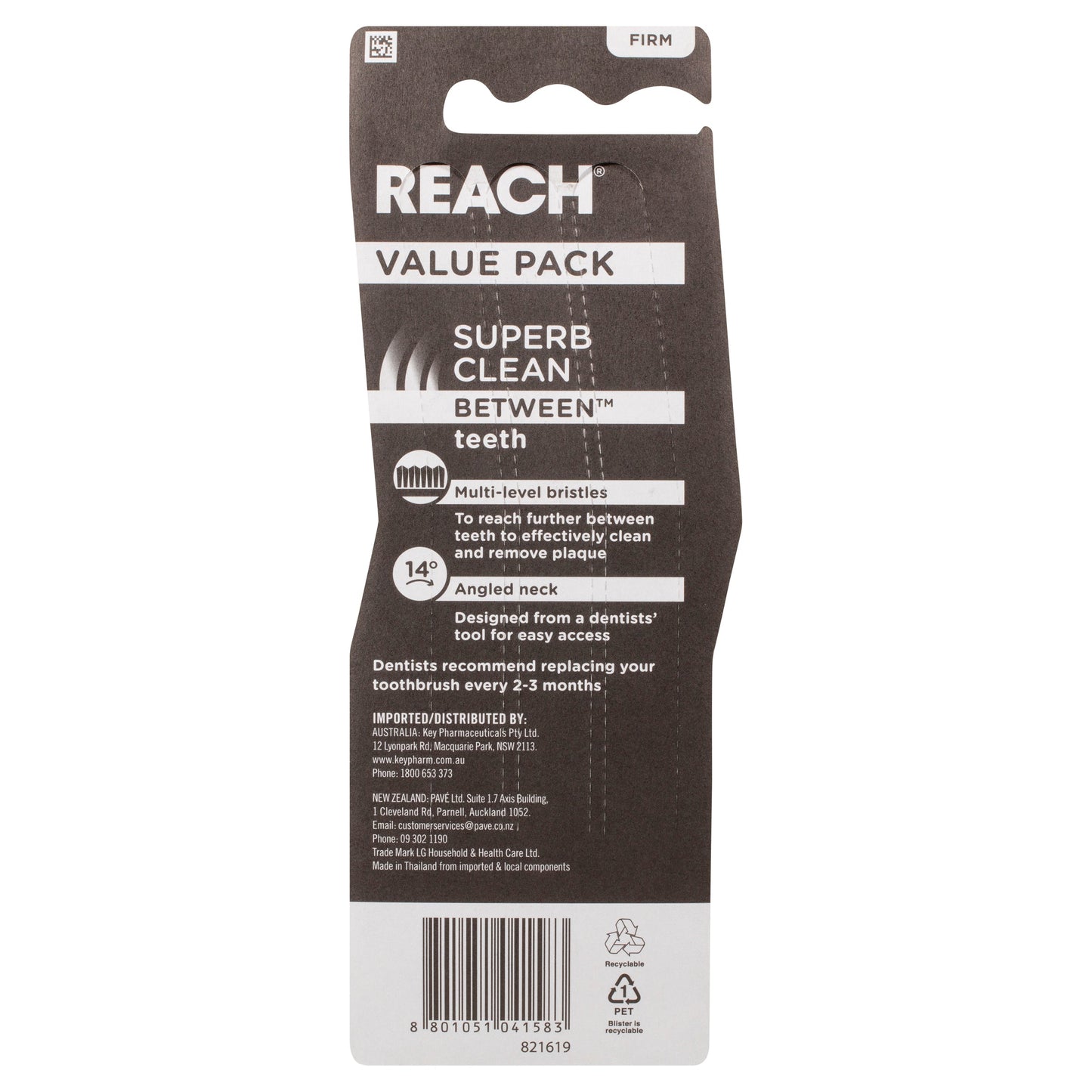 Reach Toothbrush Superb Clean Between Teeth Soft 3PK - Cutprice Online