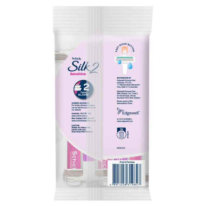 Schick Disposables Silk 2 5pk - Cutprice Online