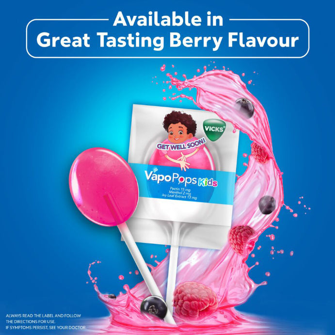 Vicks Throat Pops for Kids 8pk - Cutprice Online