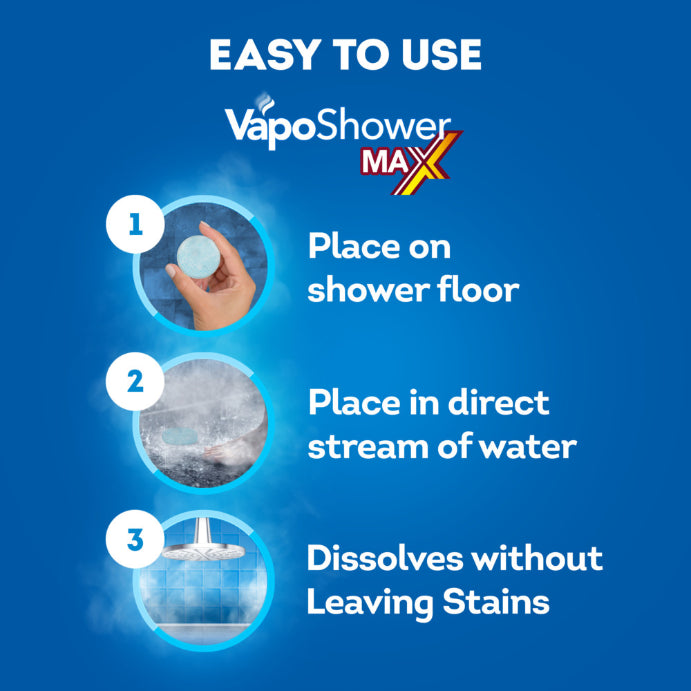 Vicks Vaposhower Max 4 Tabs - Cutprice Online