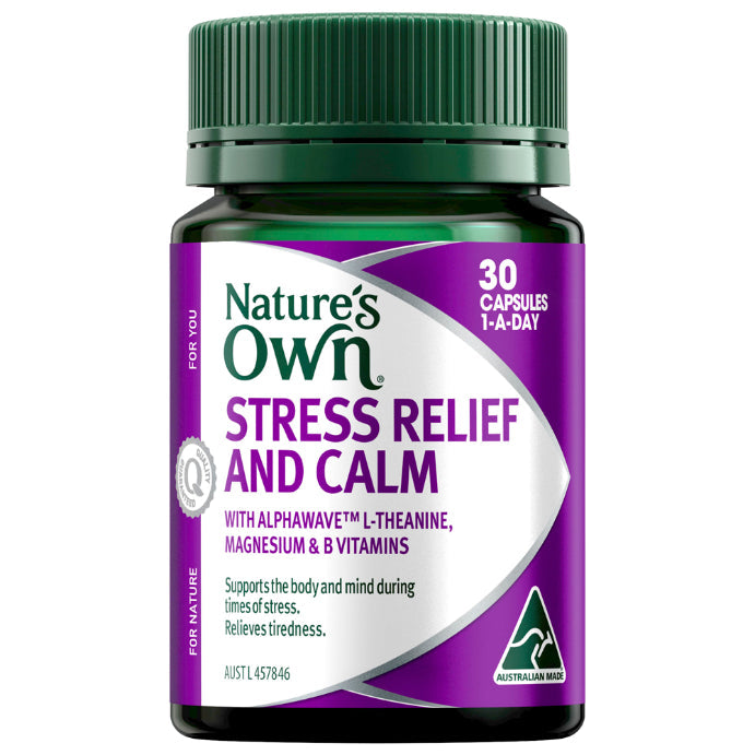 Nature's Own Stress Relief and Calm 30 Capsules - Cutprice Online