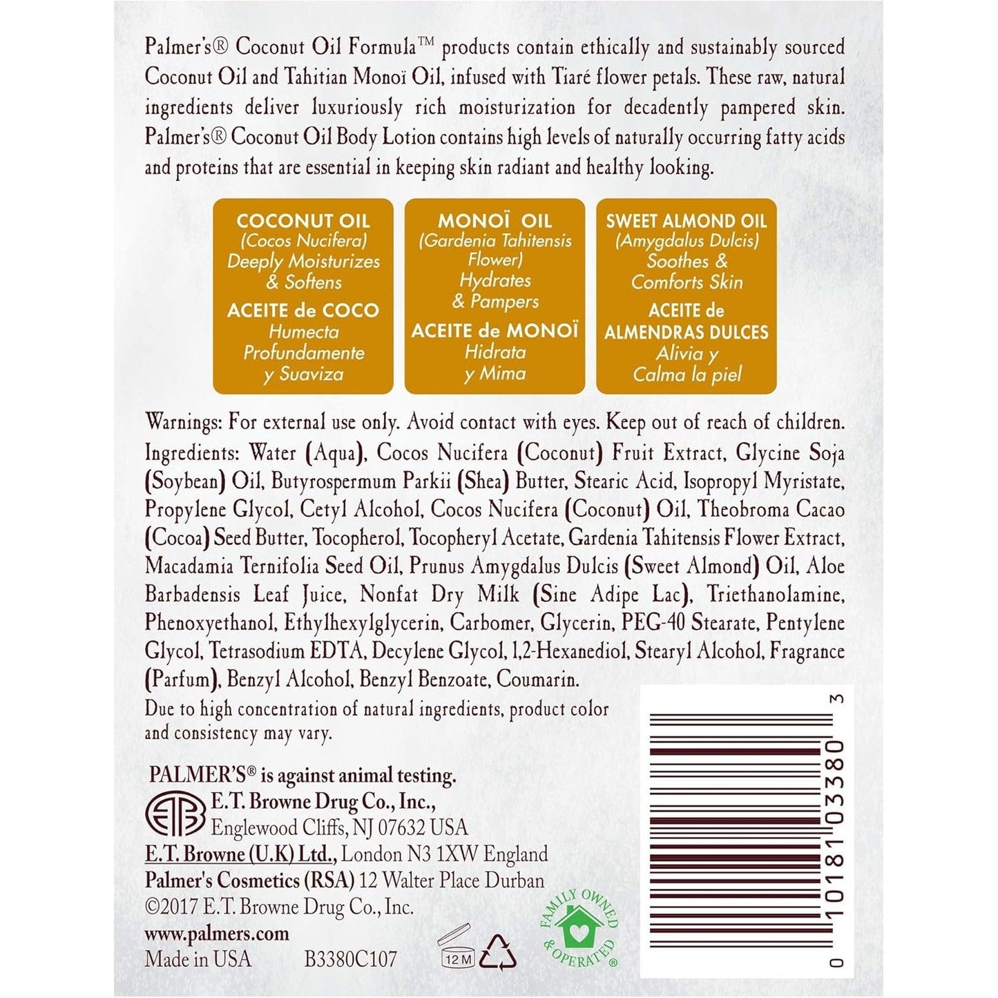Palmers Coconut Oil Body Lotion 1L