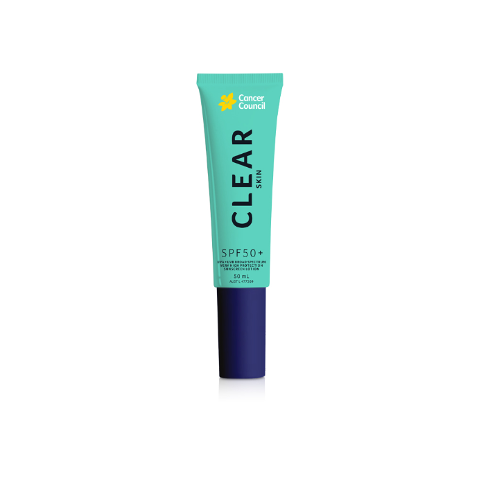 Cancer Council Clear Skin Spf50+ 50ml