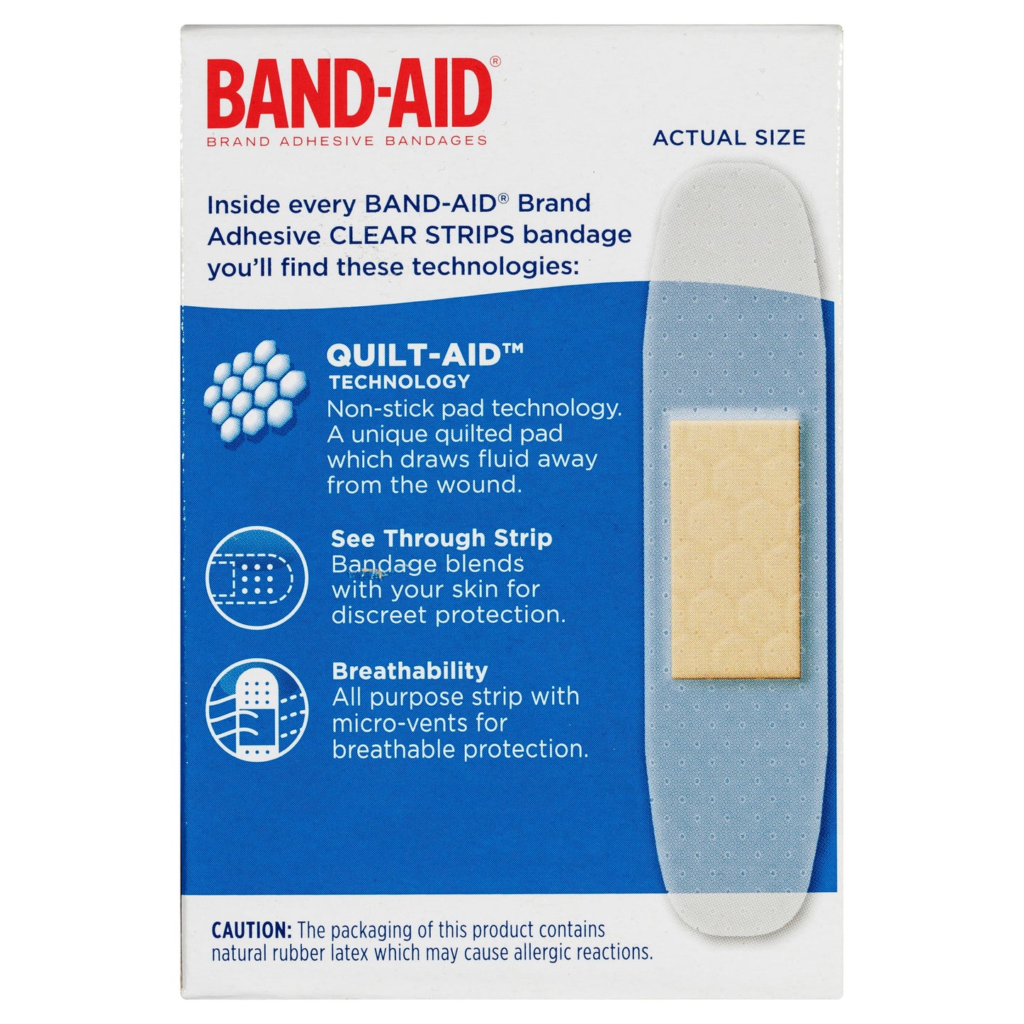Band-aid Clear Strips 40 Pack - Cutprice Online