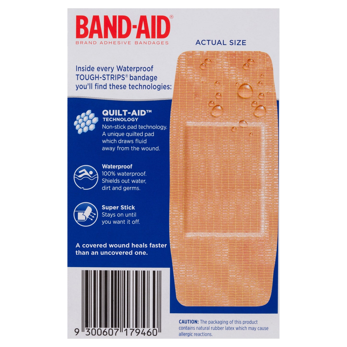 Band-aid Waterproof Tough Strips Extra Large 10 Pack - Cutprice Online