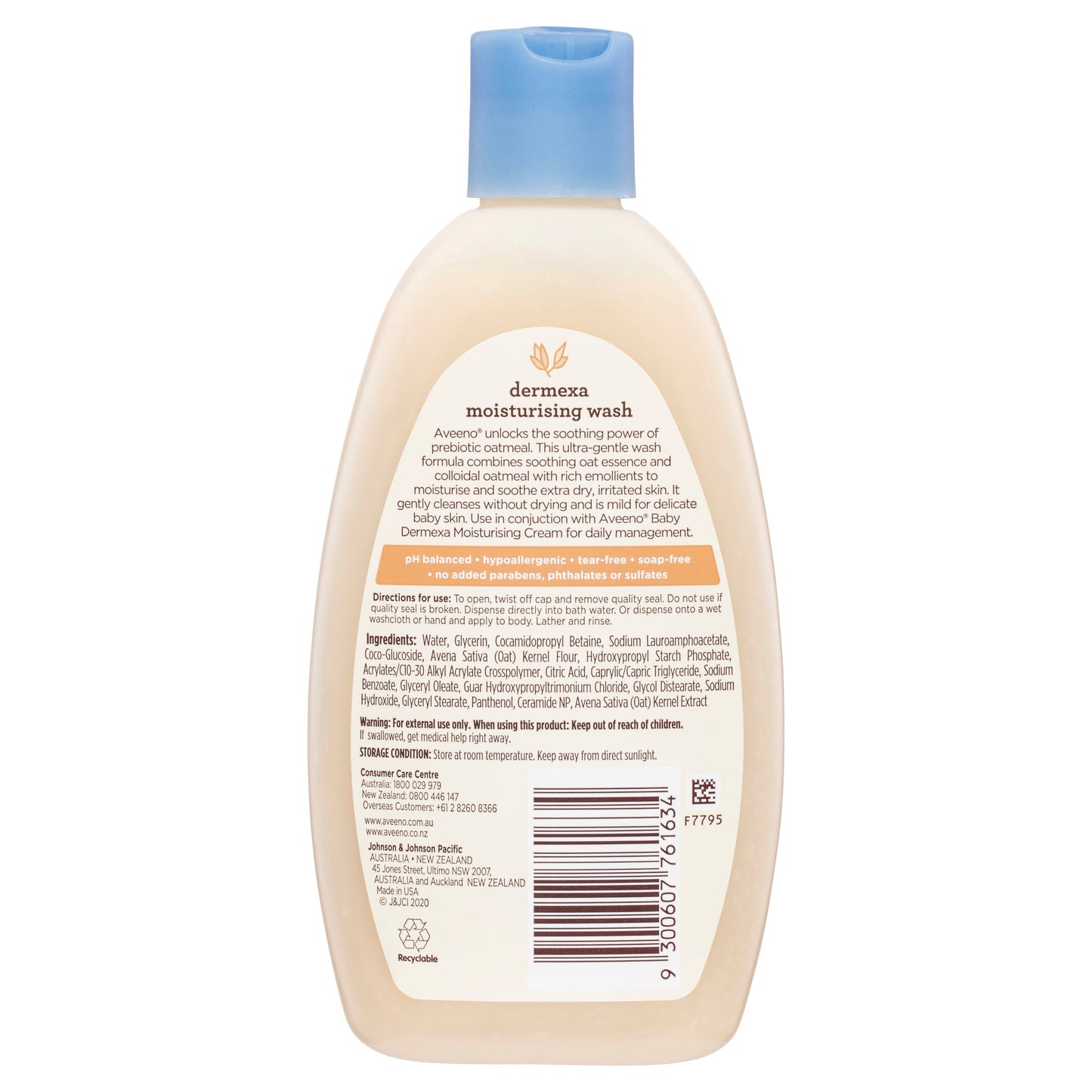 Aveeno Baby Dermexa Wash 236ml - Cutprice Online