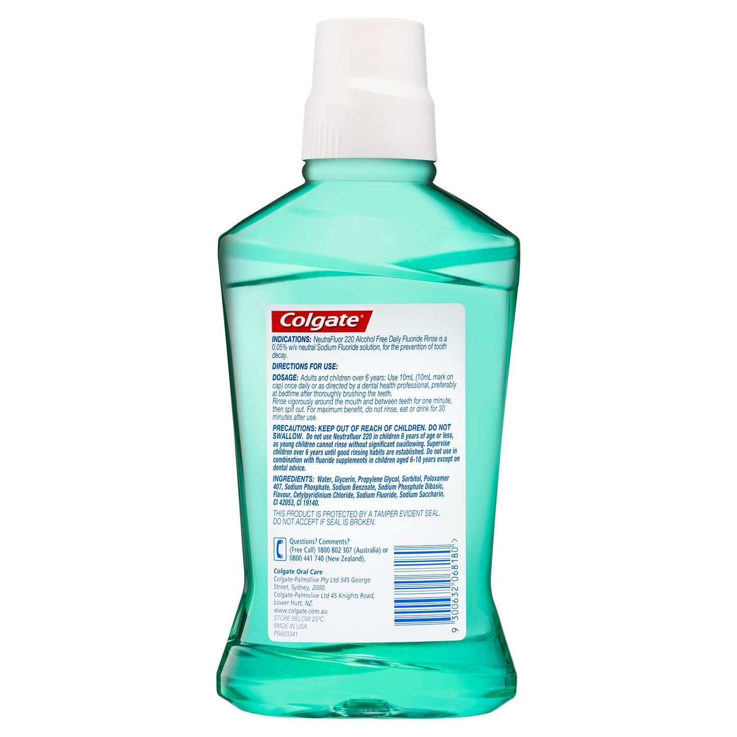 Colgate NeutraFluor 220 Daily Fluoride Mouthwash Mint 473mL - Cutprice Online