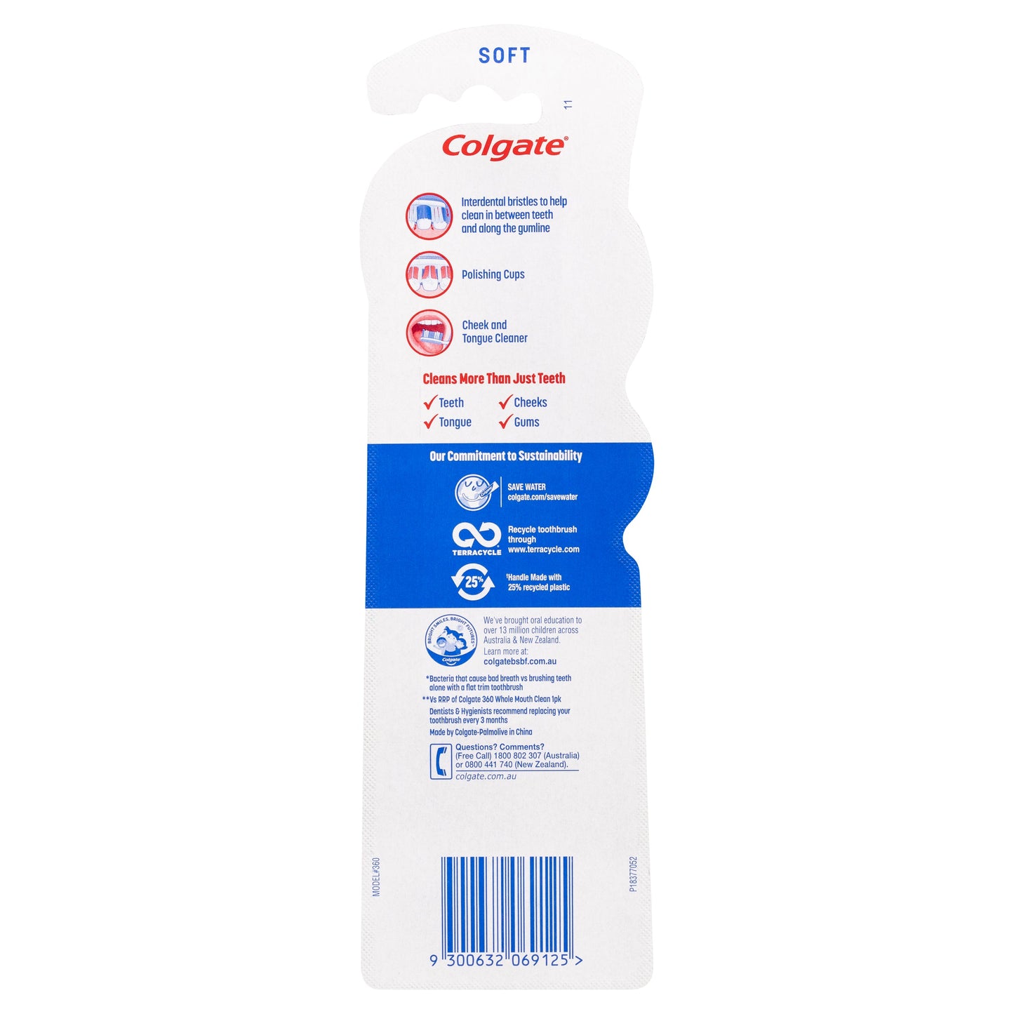 Colgate 360 Whole Mouth Clean Compact Head Toothbrush Soft 2pk - Cutprice Online