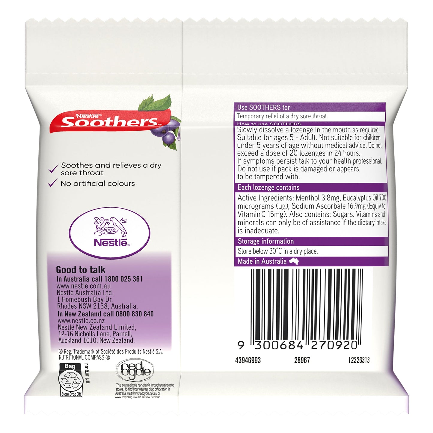 Soothers Blackcurrant 3x10 Lozenge Multipack - Cutprice Online