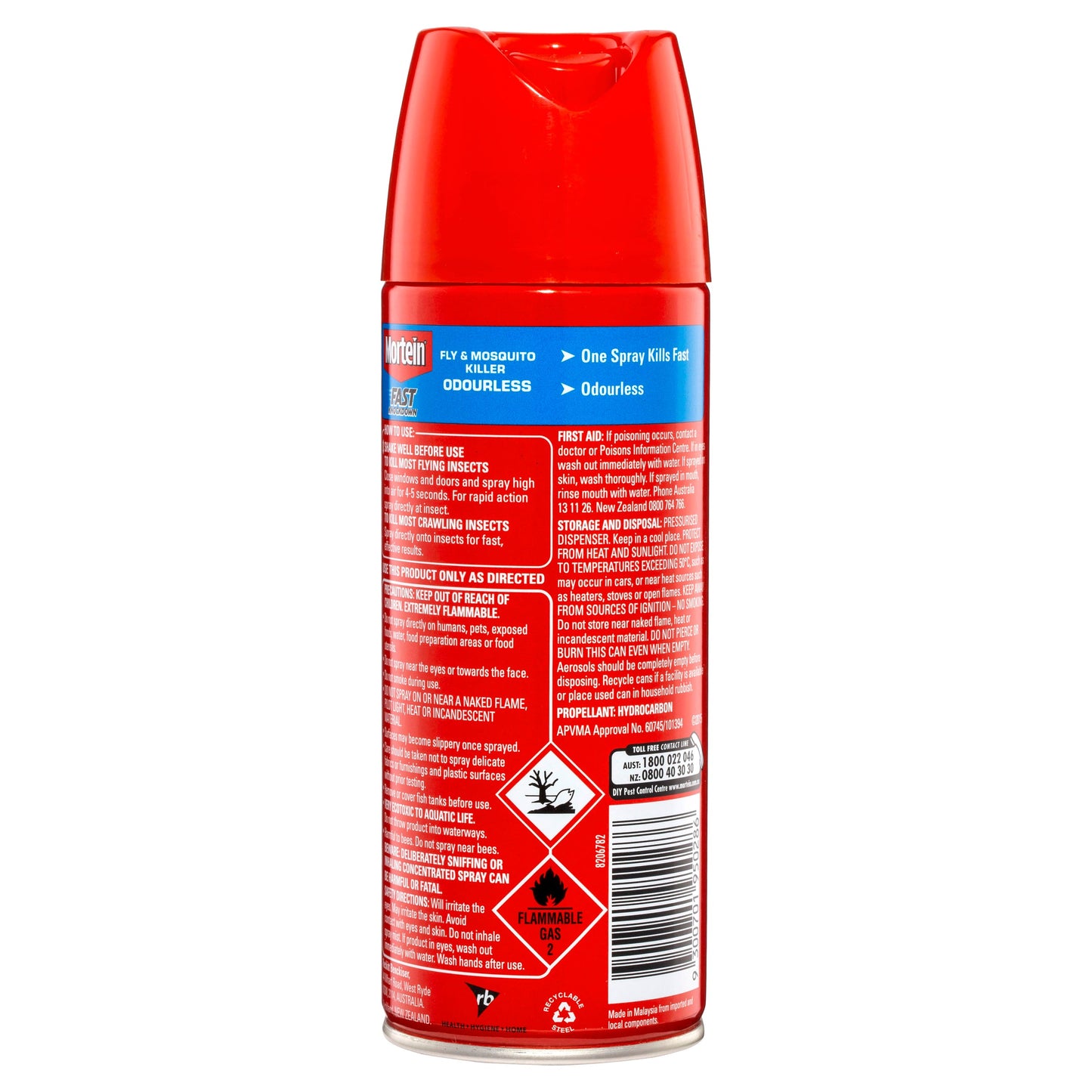 Mortein Odourless Fly&insect Spray 250g - Cutprice Online
