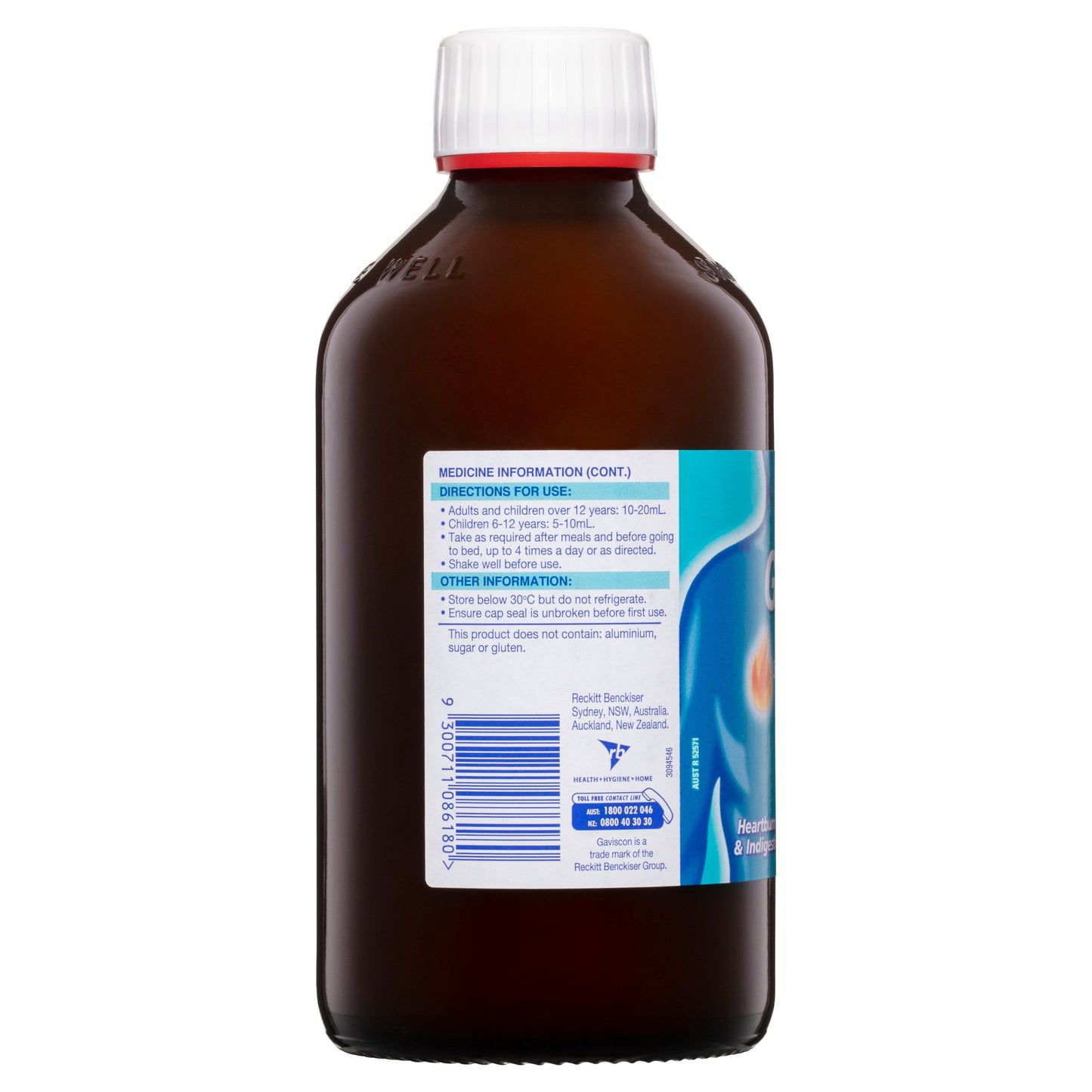 Gaviscon Peppermint Liquid 600ml - Cutprice Online