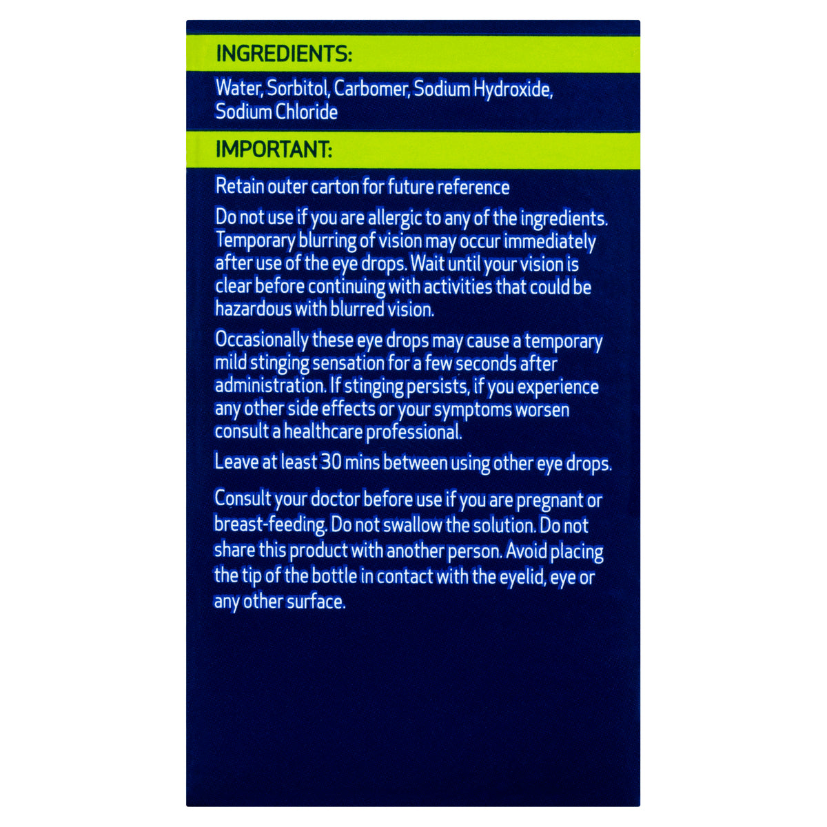 Optrex Advance Tired Eye Drops 10mL - Cutprice Online