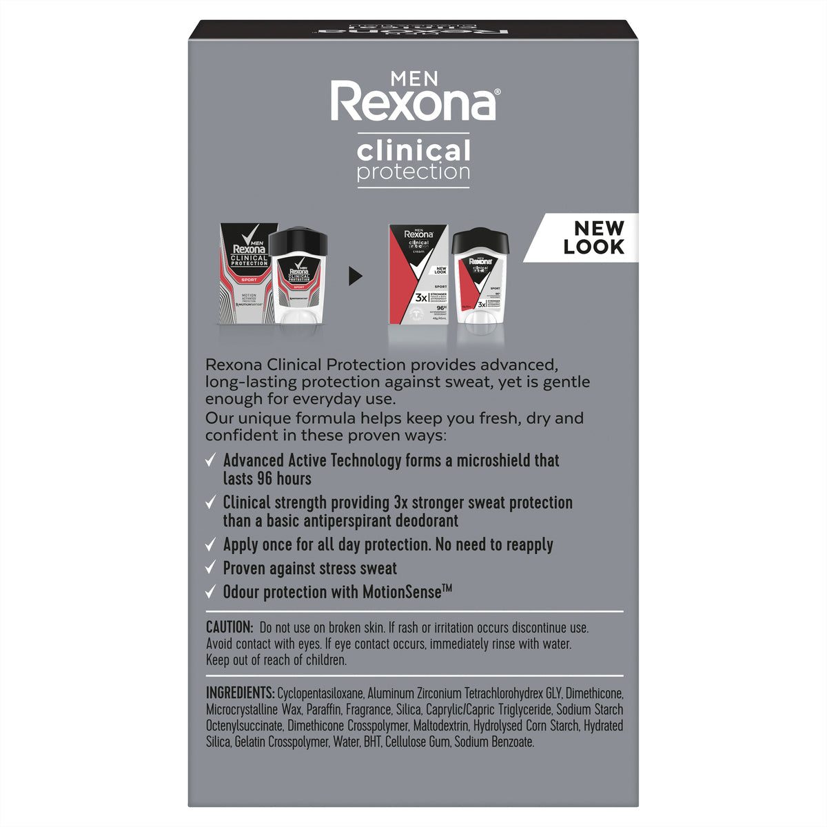 REXONA Men Clinical Protection Antiperspirant Deodorant Sport 45ml - Cutprice Online