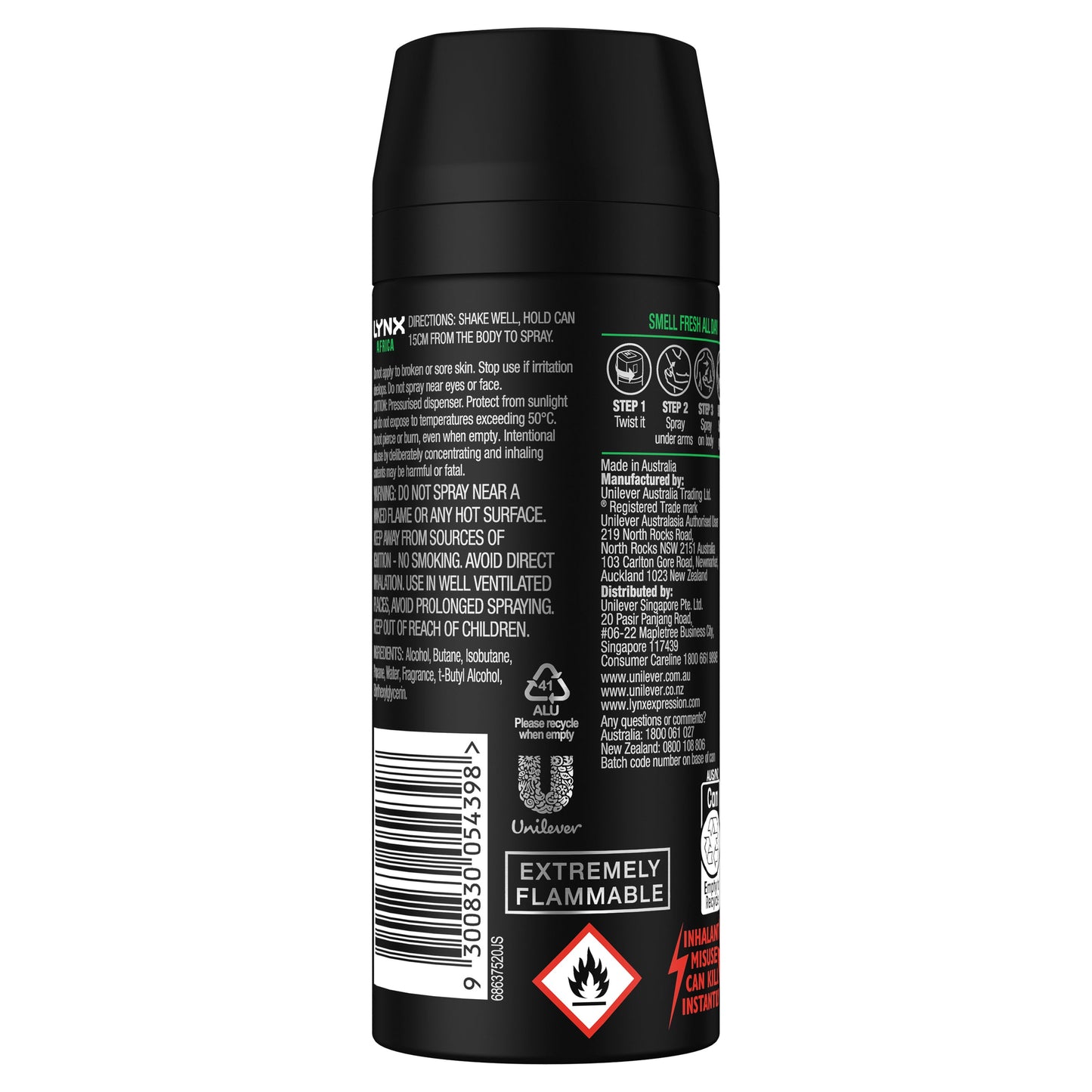 Lynx Deodorant 48h Africa 165ml - Cutprice Online