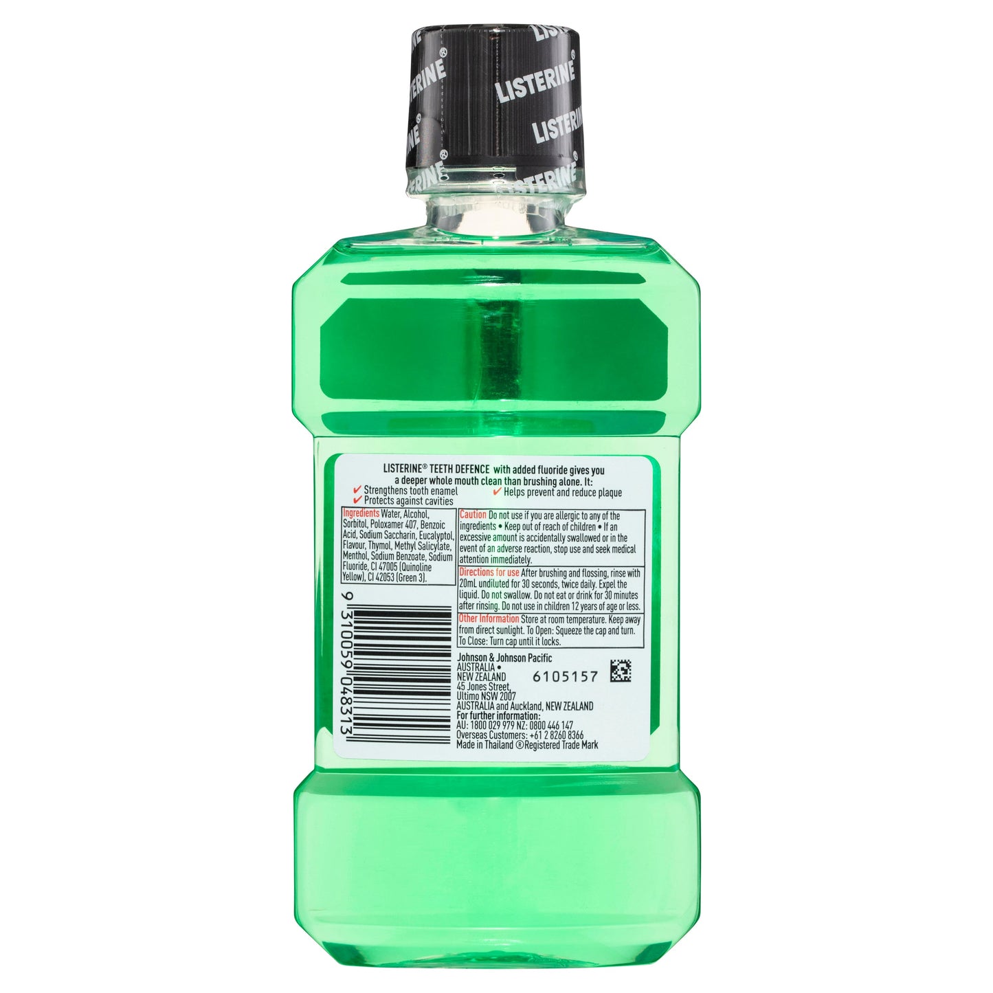 Listerine Teeth Defence Mouthwash 250mL - Cutprice Online