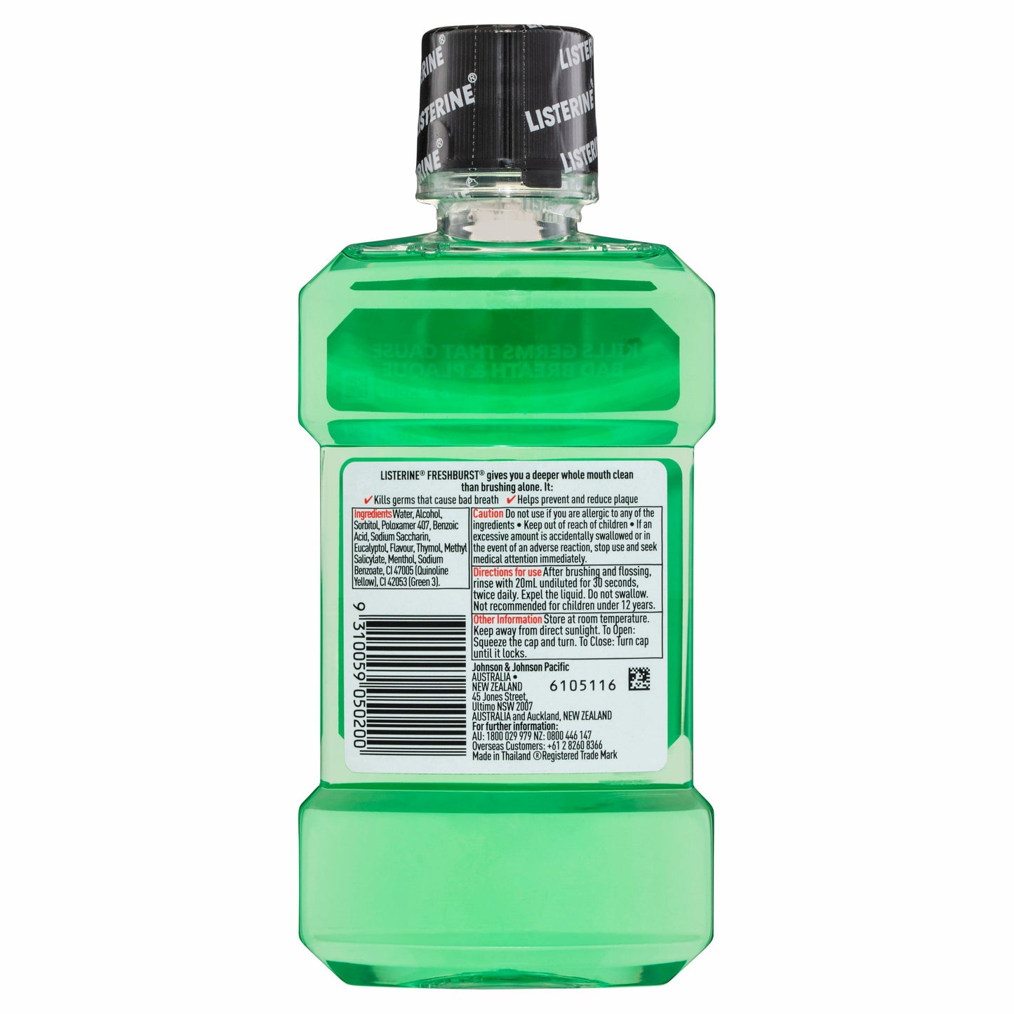 Listerine Fresh Burst Mouthwash 250mL - Cutprice Online