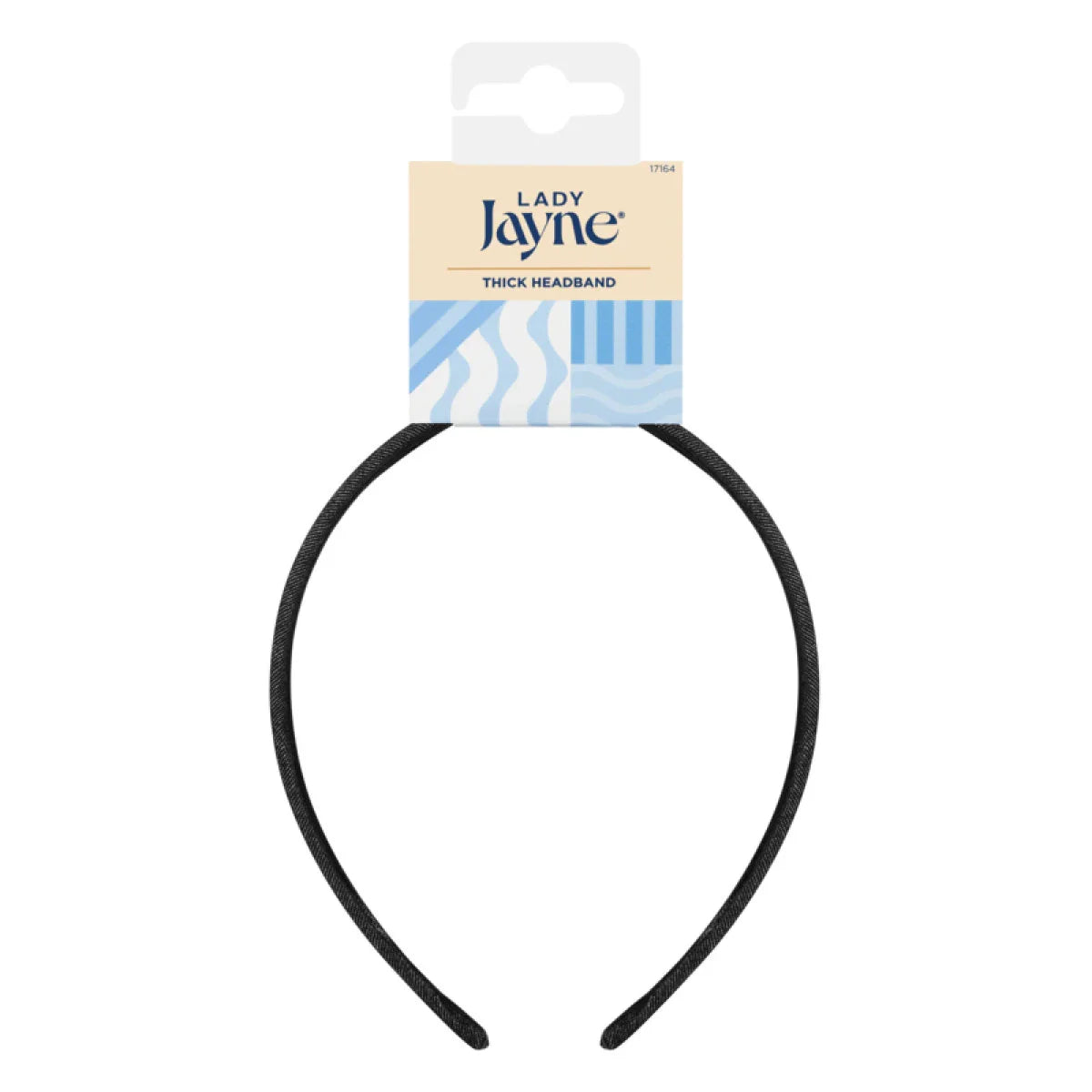 Lady Jayne Thick Satin Headband 1 Pack Assorted