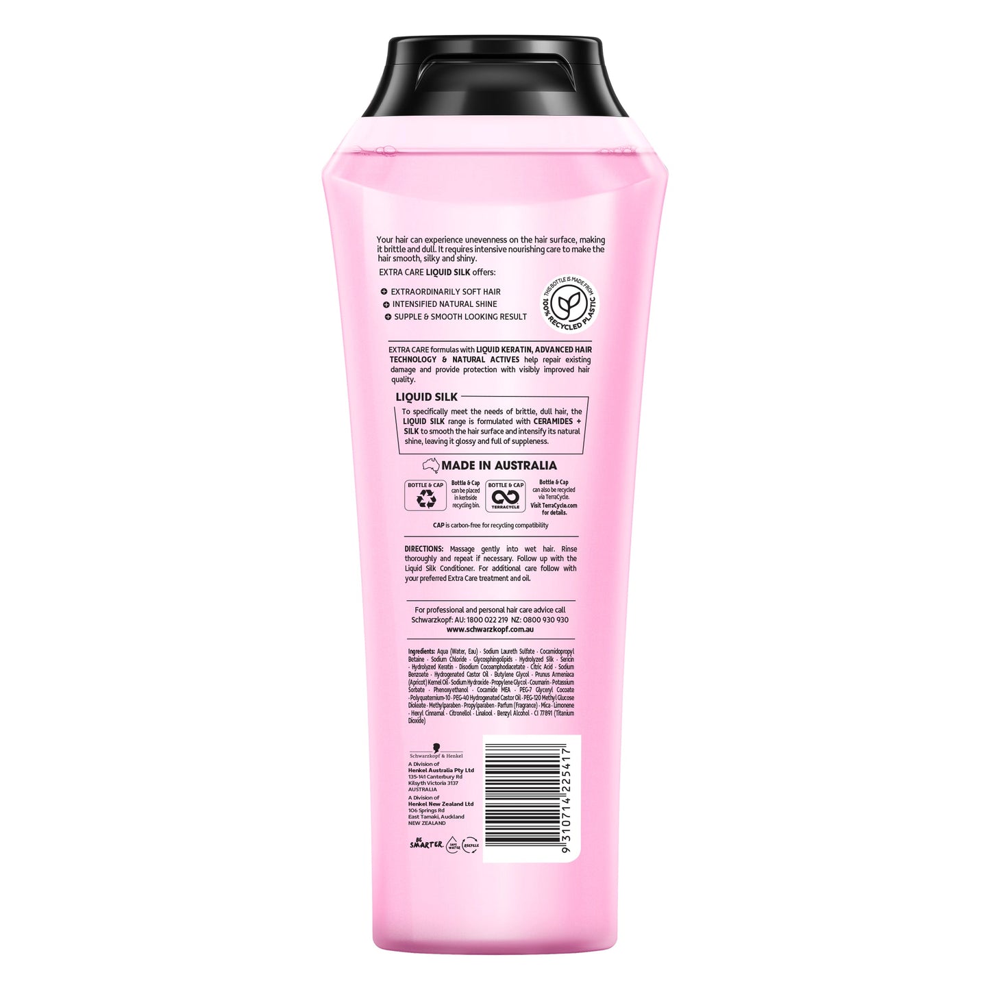 Schwarzkopf Extra Care Shampoo Liquid Silk 400ml - Cutprice Online