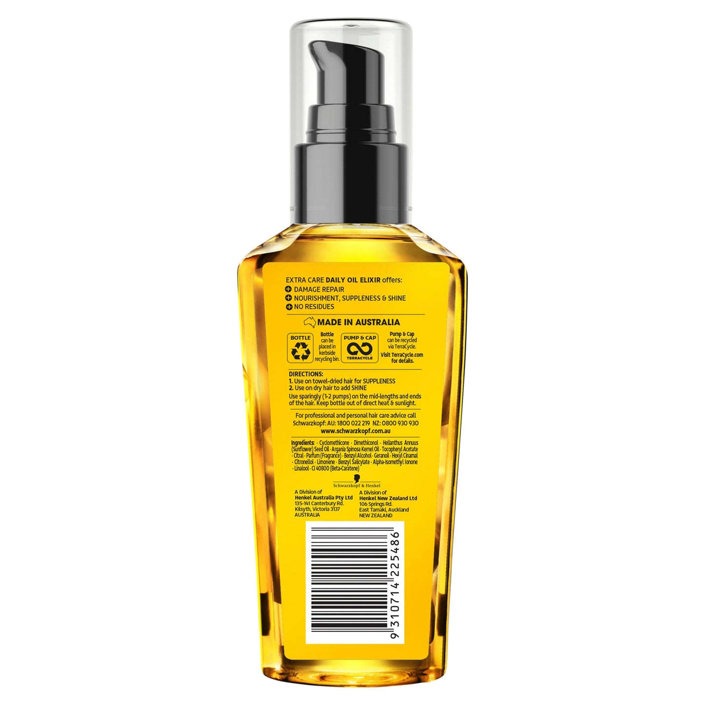 Schwarzkopf Extra Care Daily Oil Elixir 100ml - Cutprice Online