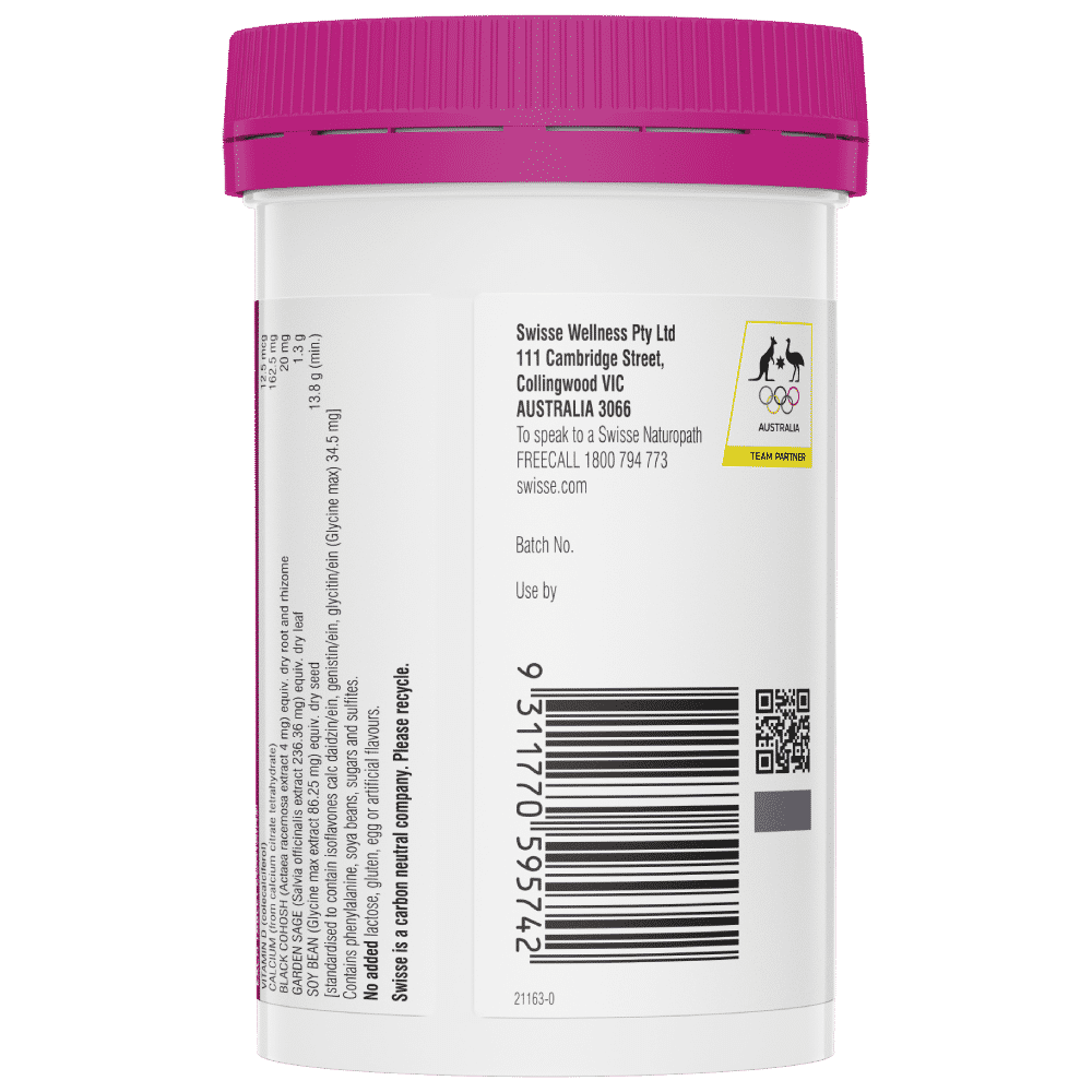 Swisse Menopause Balance 60 Tablets - Cutprice Online