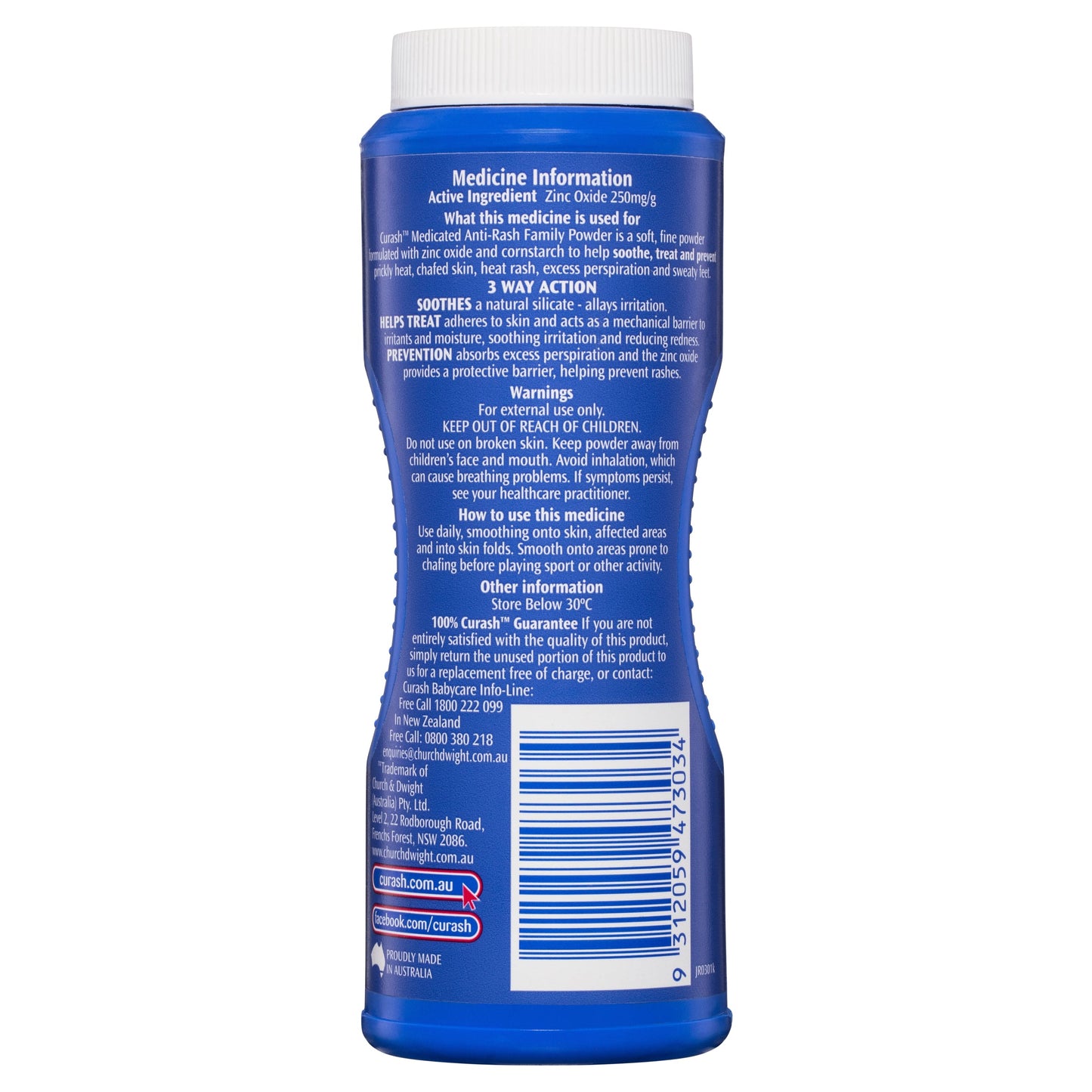 Curash Family Medicated Powder 100g - Cutprice Online