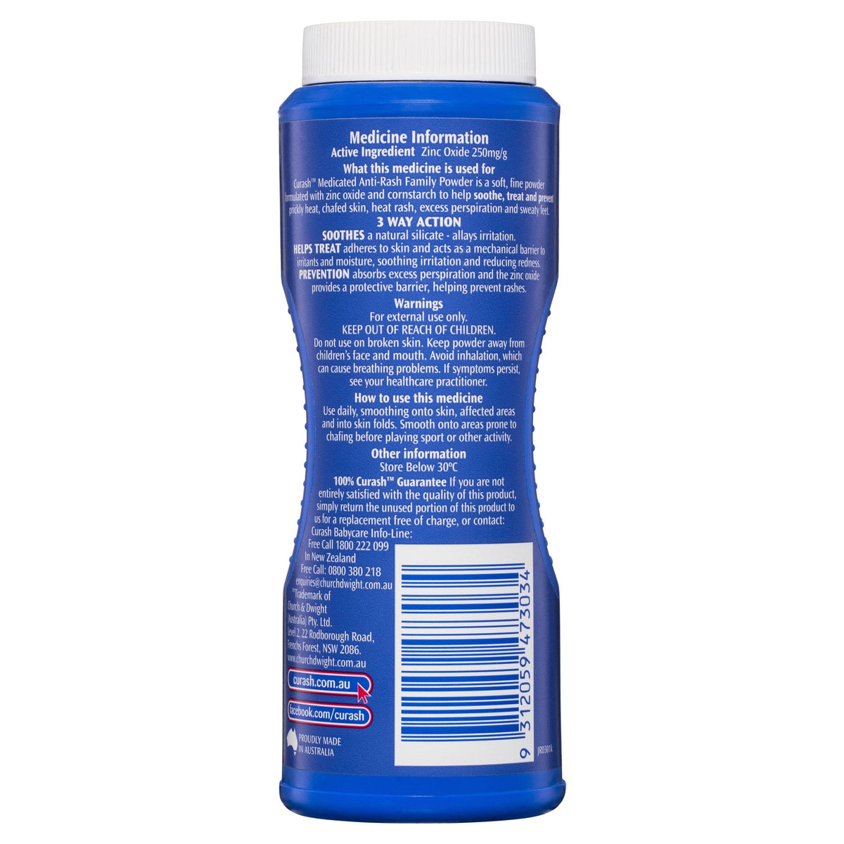 Curash Family Medicated Powder 100g